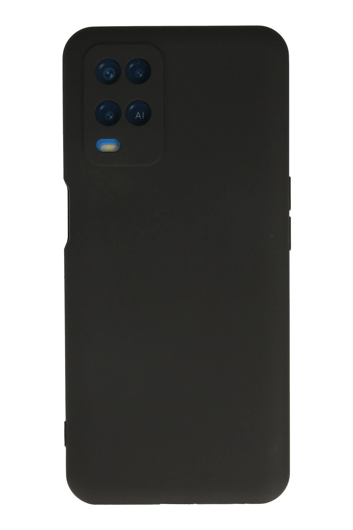 Newface Oppo A54 4G Kılıf Nano içi Kadife Silikon - Siyah