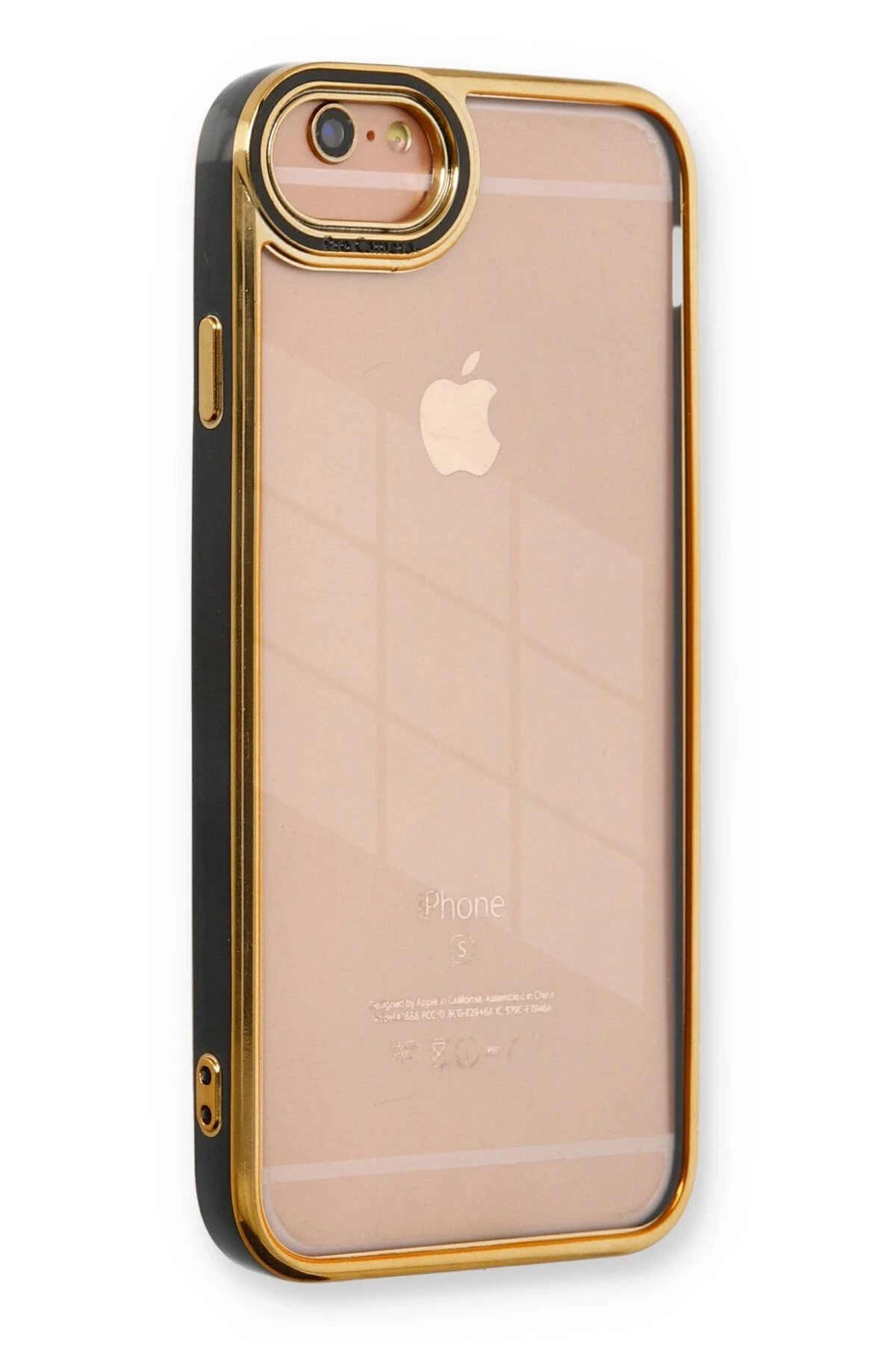 Newface iPhone 6 Kılıf Liva Lens Silikon - Siyah