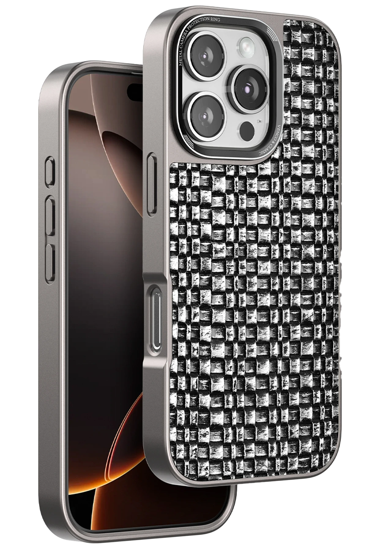 Venco iPhone 16 Pro Max Brand Kapak - Gümüş