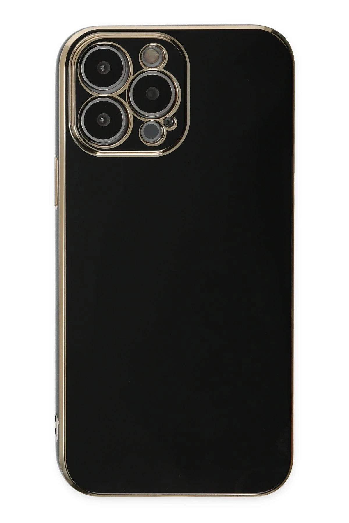 Newface iPhone 15 Pro Max Kılıf Volet Silikon - Siyah