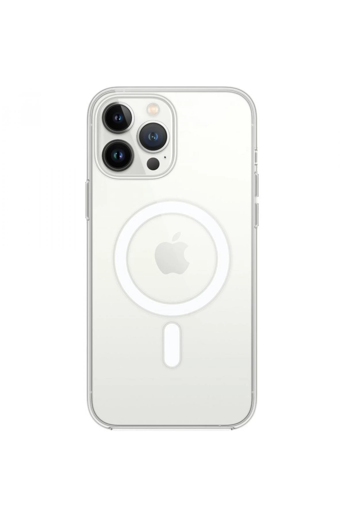 Newface iPhone 13 Pro Kılıf Magneticsafe Şeffaf Silikon - Şeffaf