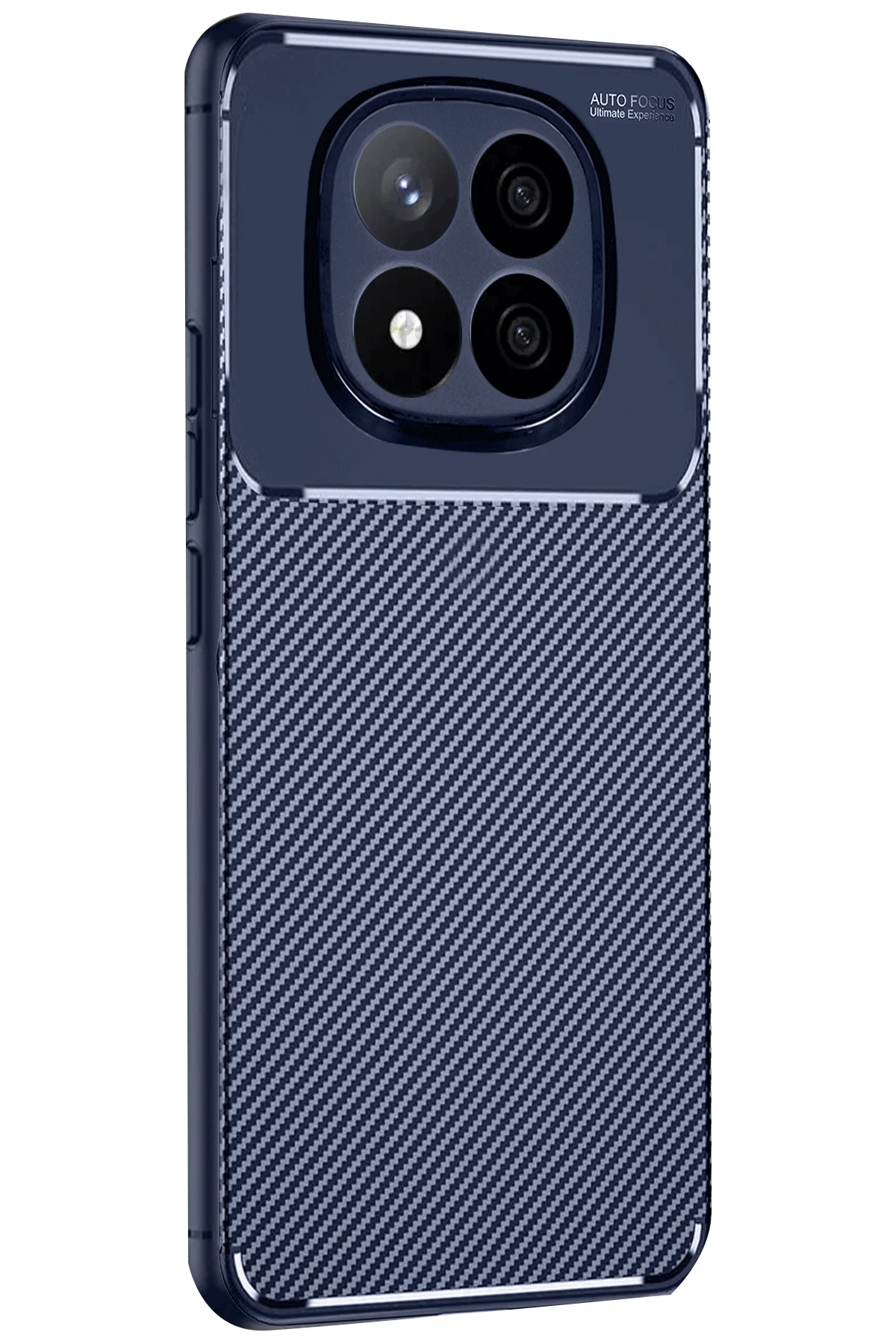 Newface Xiaomi Redmi Note 14 Pro Plus Kılıf Auto Focus Karbon Kapak - Lacivert