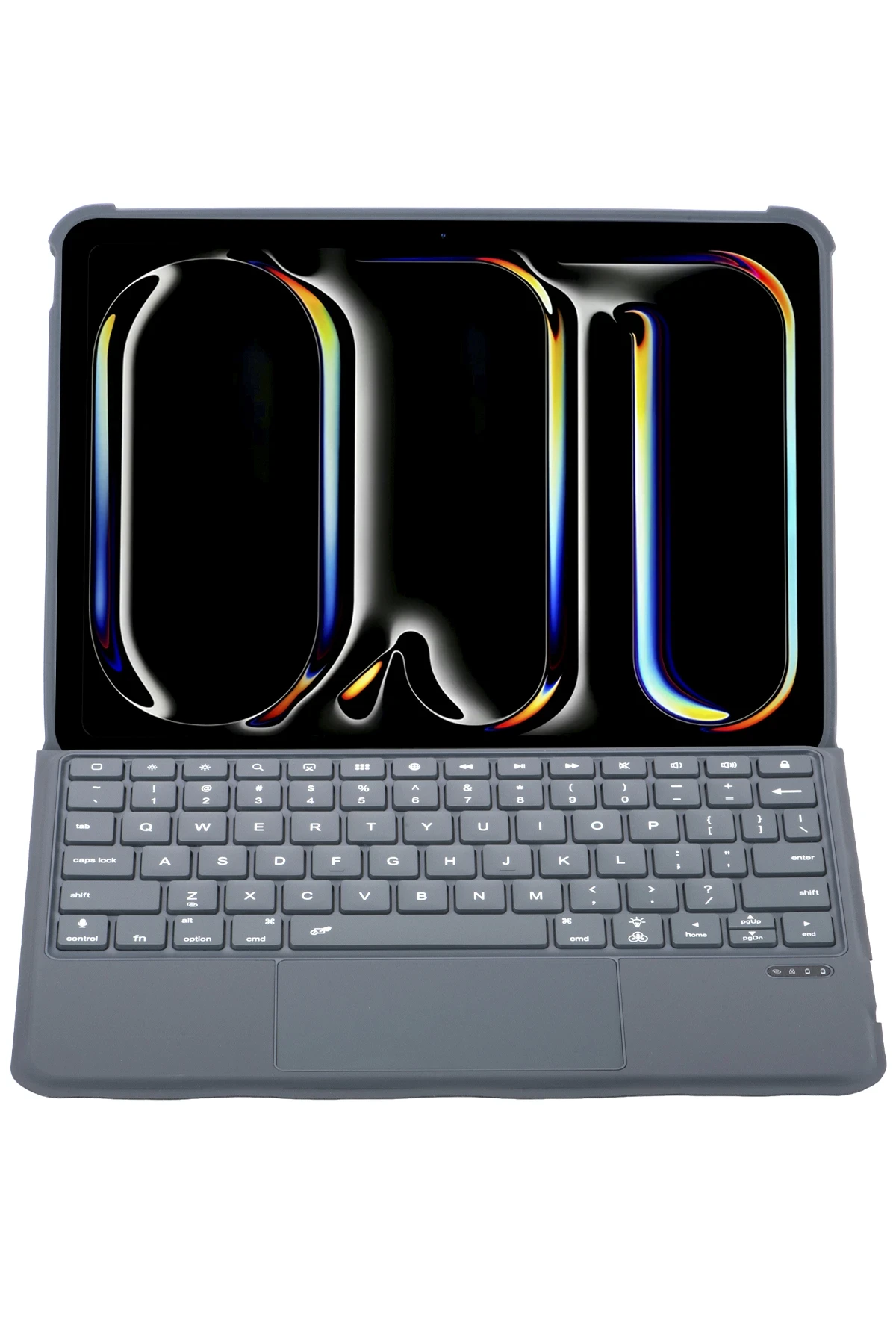 Newface T5504D iPad Pro 11 (2024) Kılıf Palermo Ledli Klavyeli Standlı Tablet Kılıfı - Siyah