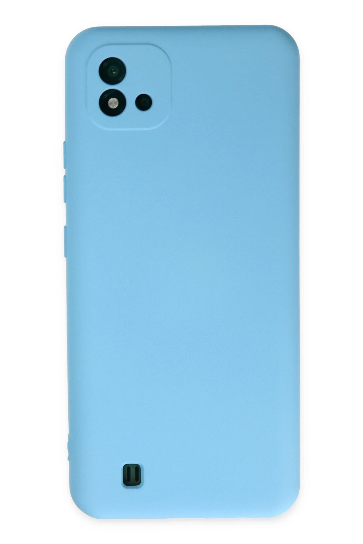 Newface Realme C11 2021 Kılıf Nano içi Kadife Silikon - Mavi