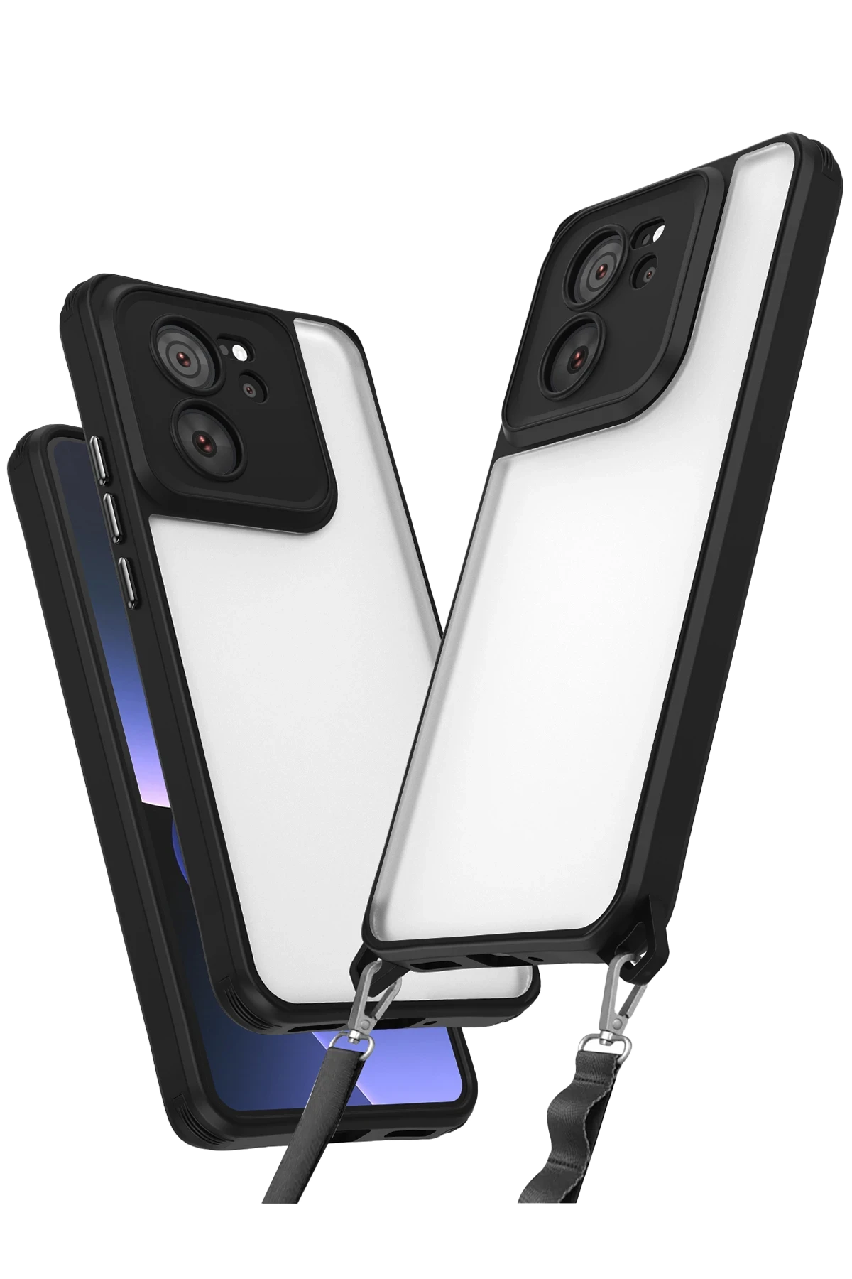 Newface Xiaomi Mi 13T Pro Kılıf Penta Silikon Kılıf - Siyah