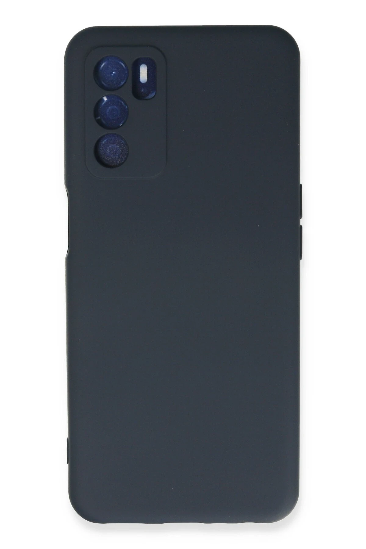 Newface Oppo A16 Kılıf Nano içi Kadife Silikon - Lacivert