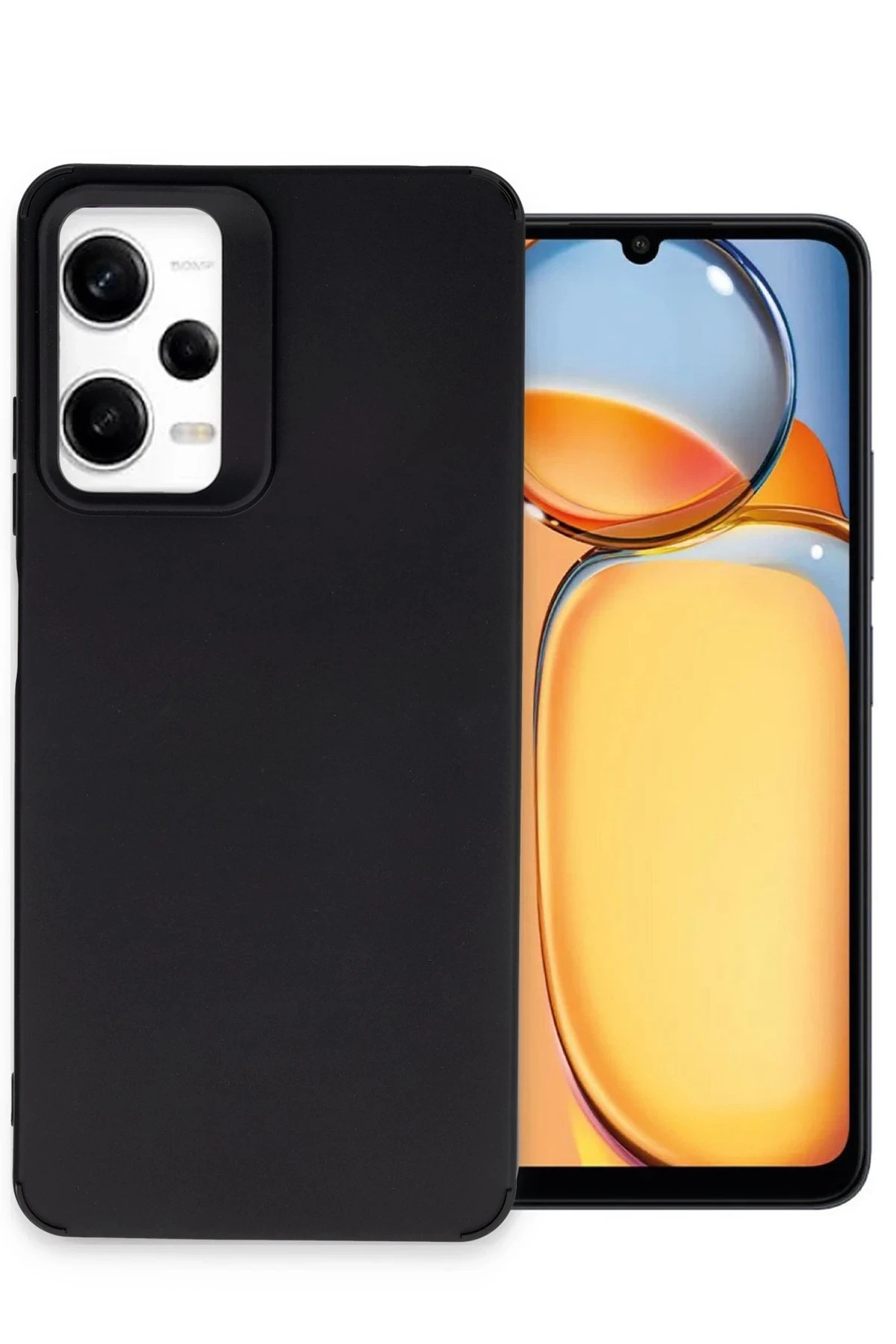 Newface Xiaomi Redmi Note 12 Pro 4G Kılıf Petro Silikon - Siyah