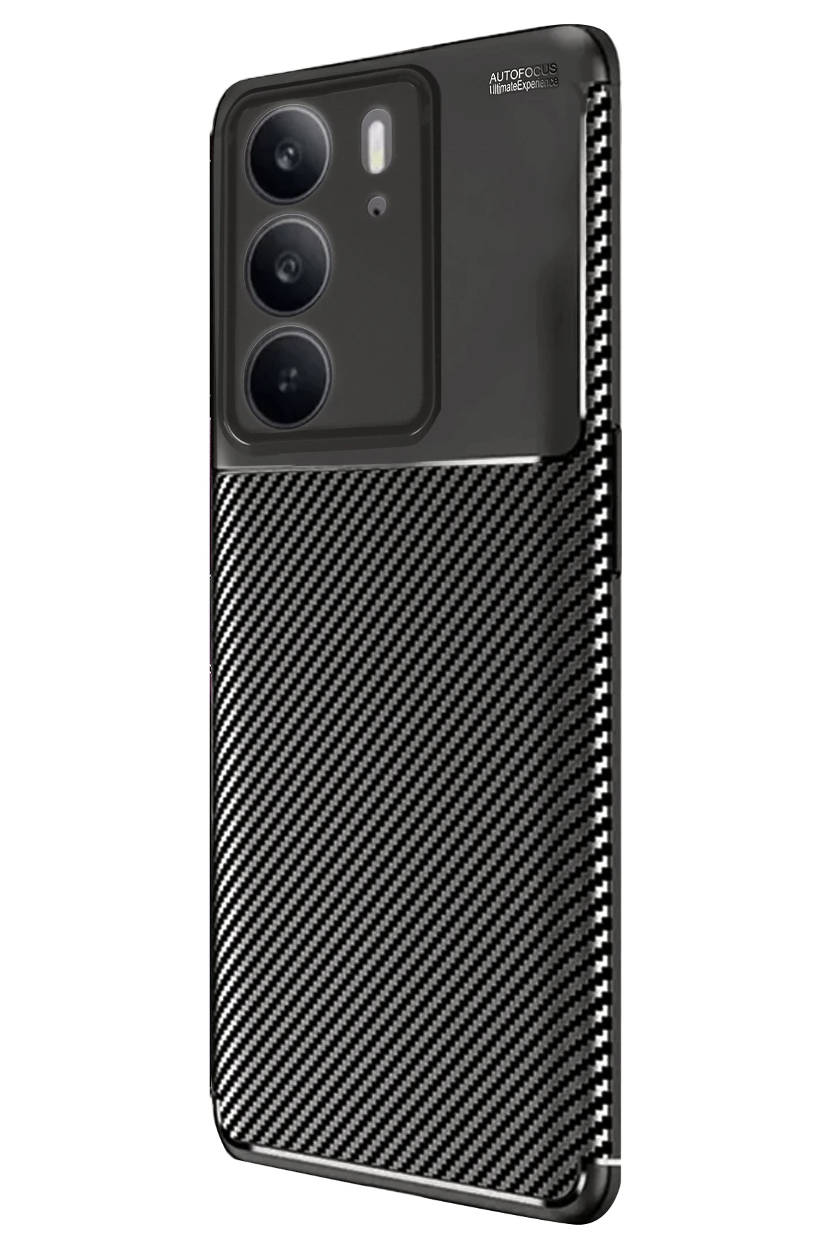 Newface Realme C75 4G Auto Focus Karbon Kapak - Siyah