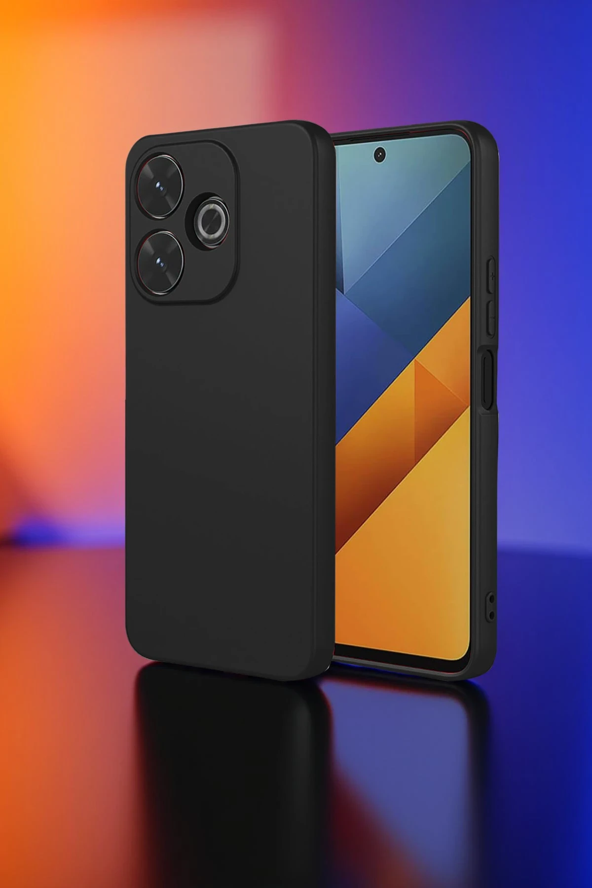 Newface Xiaomi Redmi 13 4G Kılıf Nano içi Kadife Silikon - Koyu Yeşil