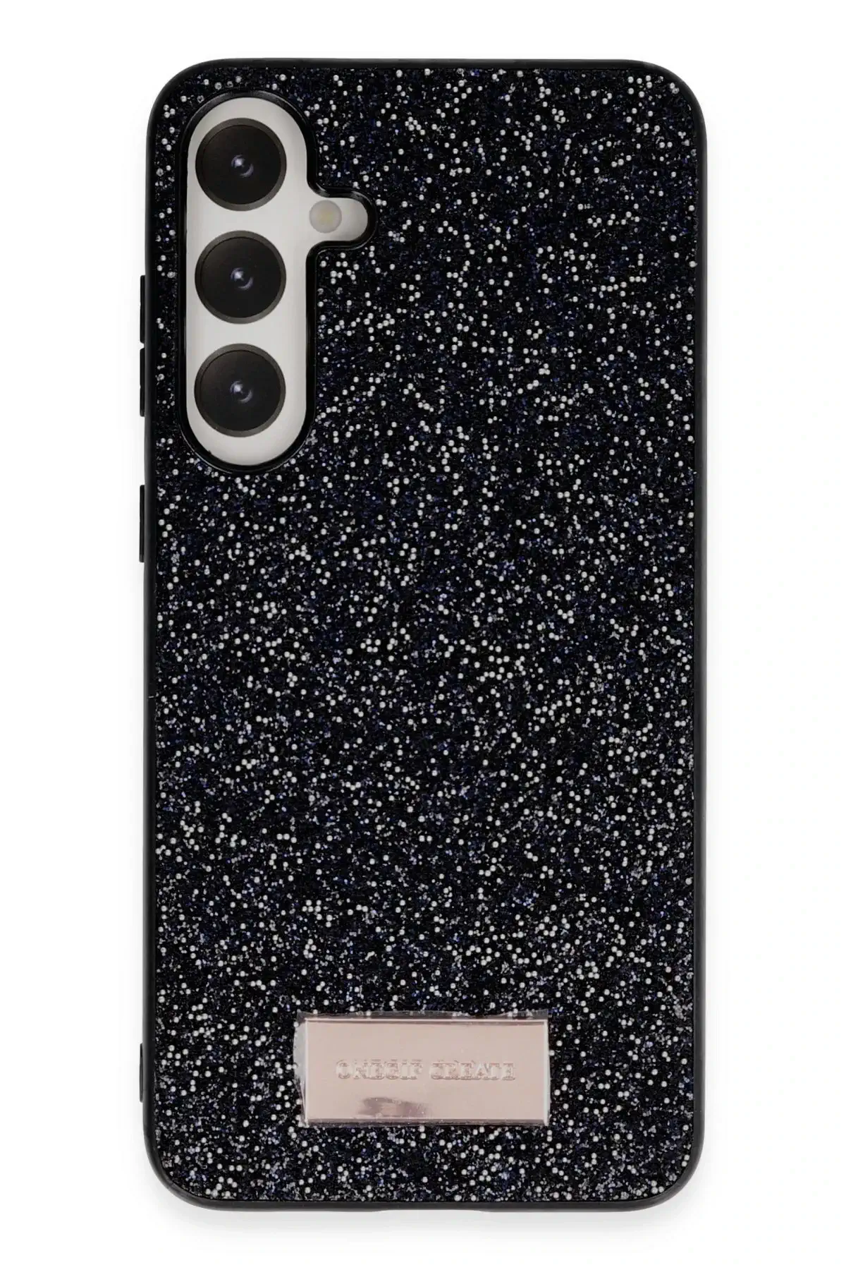 Onegif Samsung Galaxy A35 5G Bright Simli Kapak - Siyah
