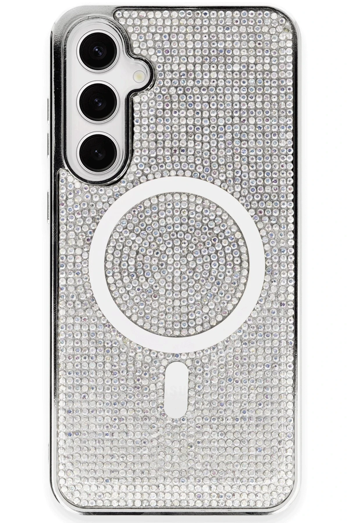 Newface Samsung Galaxy S23 Kılıf Diamond Magsafe Kapak - Rainbow