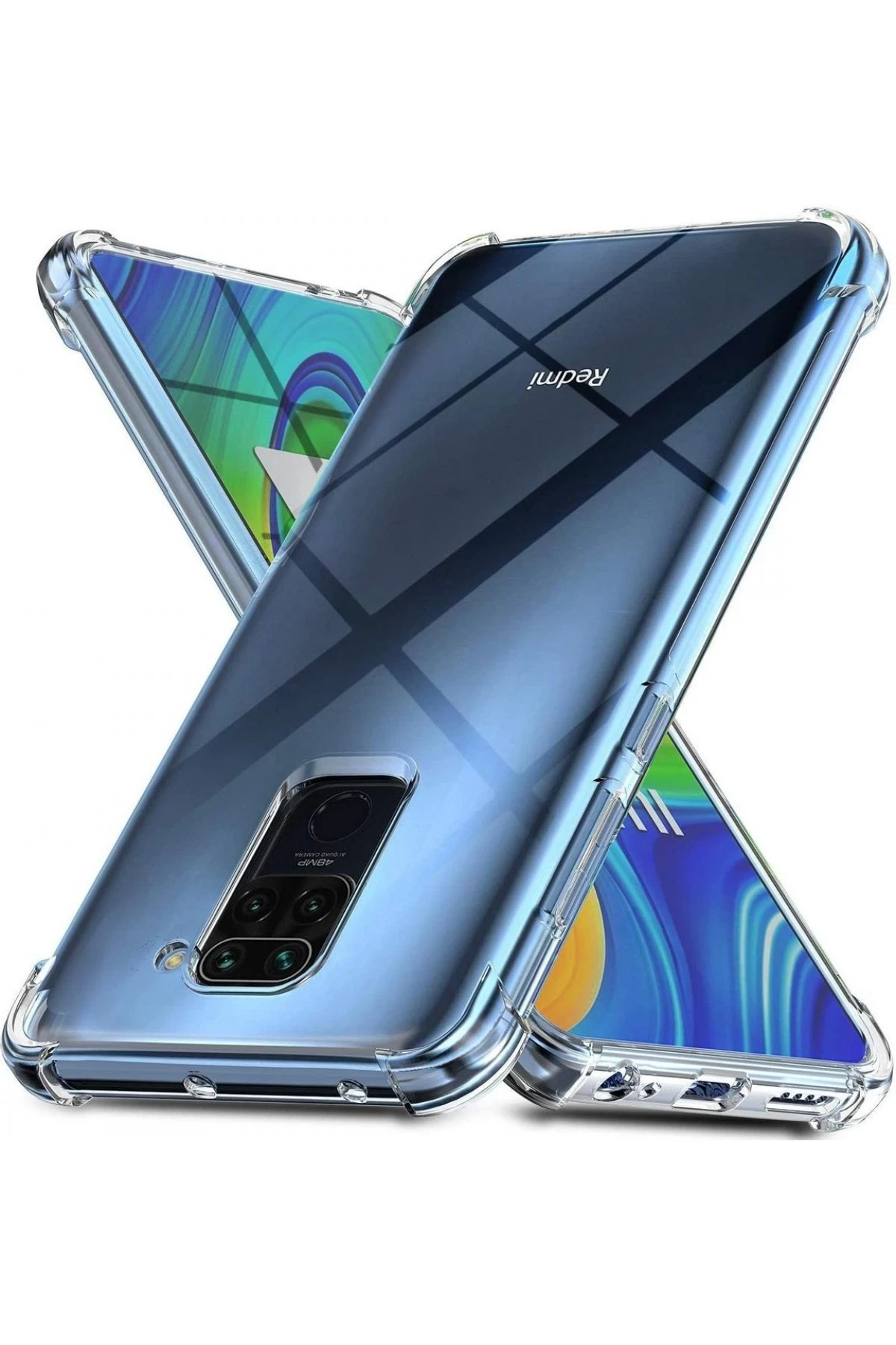 Newface Xiaomi Redmi Note 9 Kılıf Olex Tpu Silikon - Şeffaf