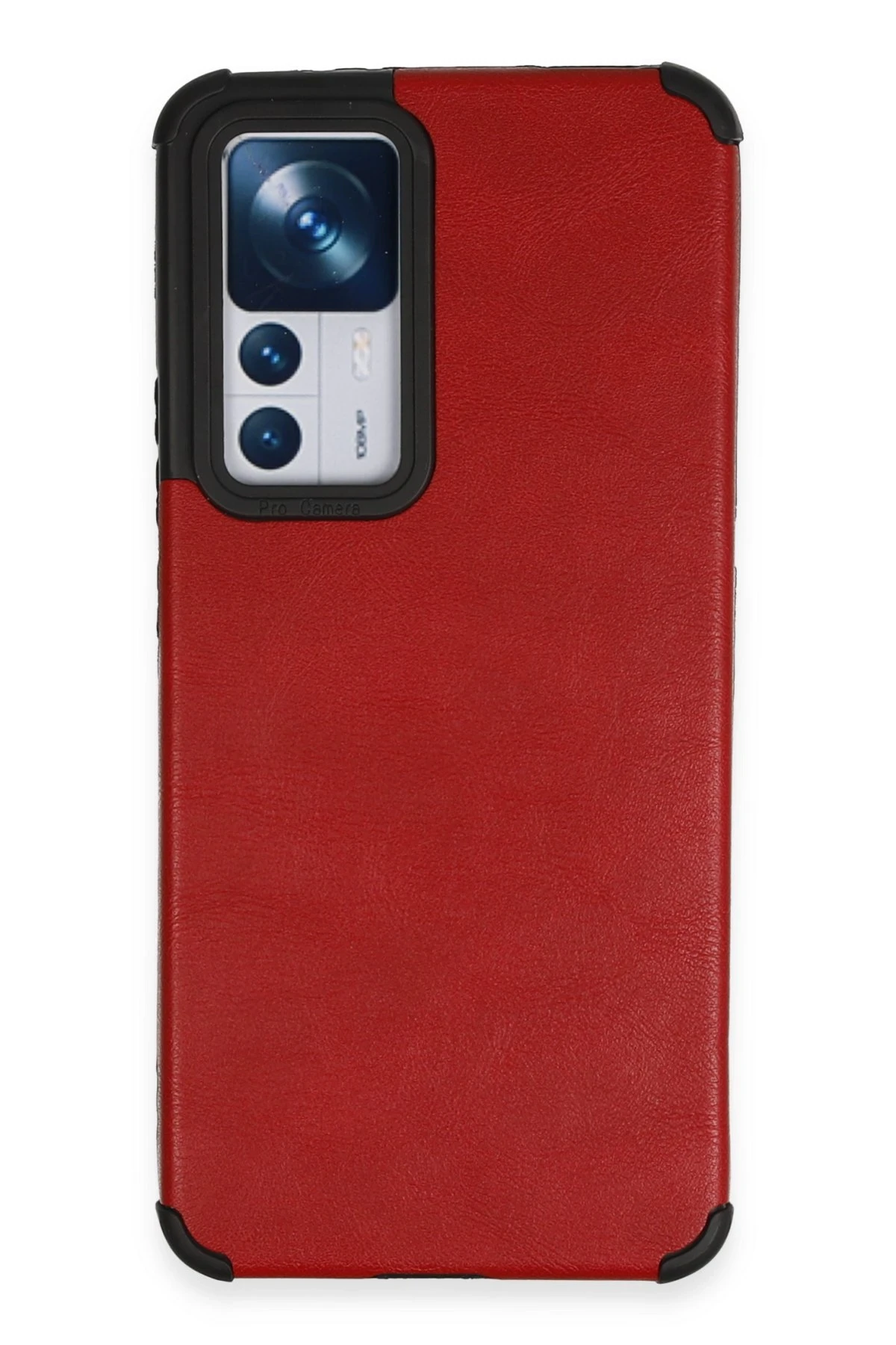 Newface Xiaomi Mi 12T Kılıf Loop Deri Silikon - Kırmızı