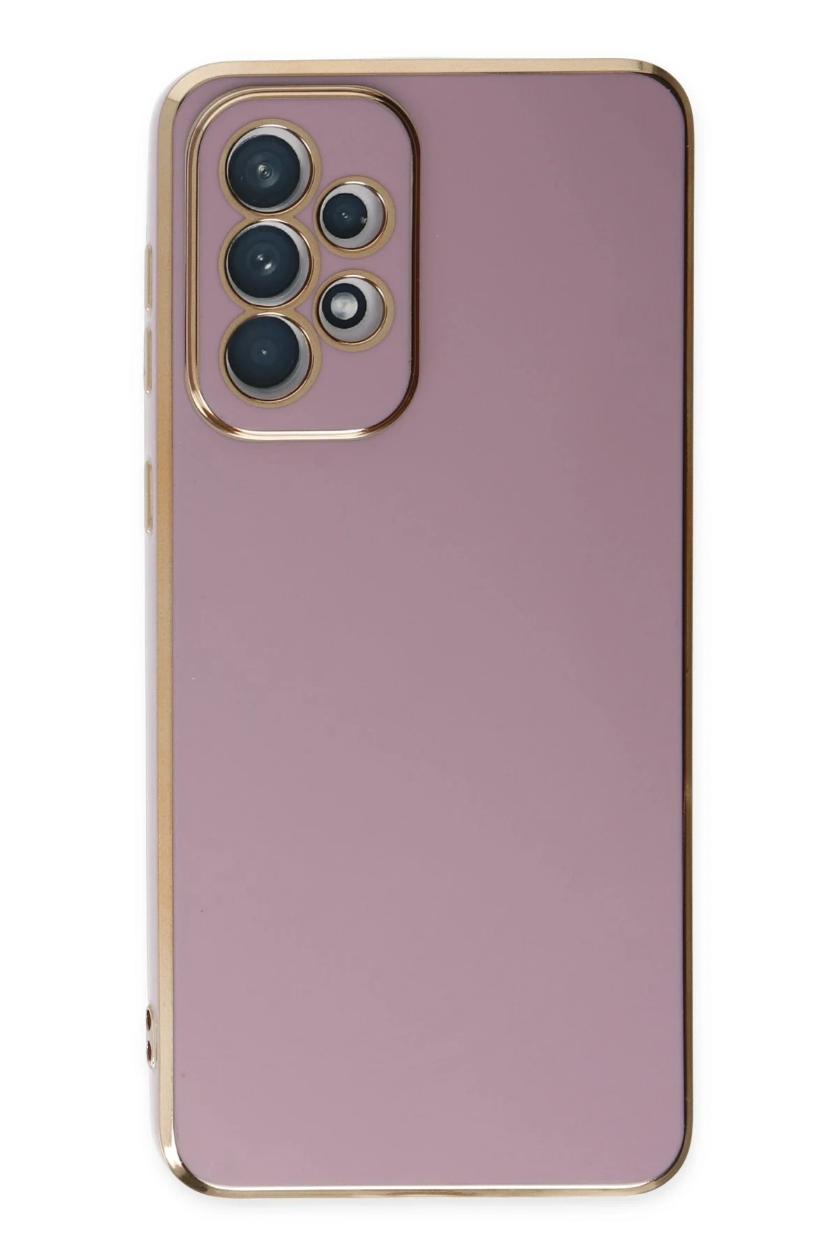 Newface Samsung Galaxy A73 5G Kılıf Volet Silikon - Mor