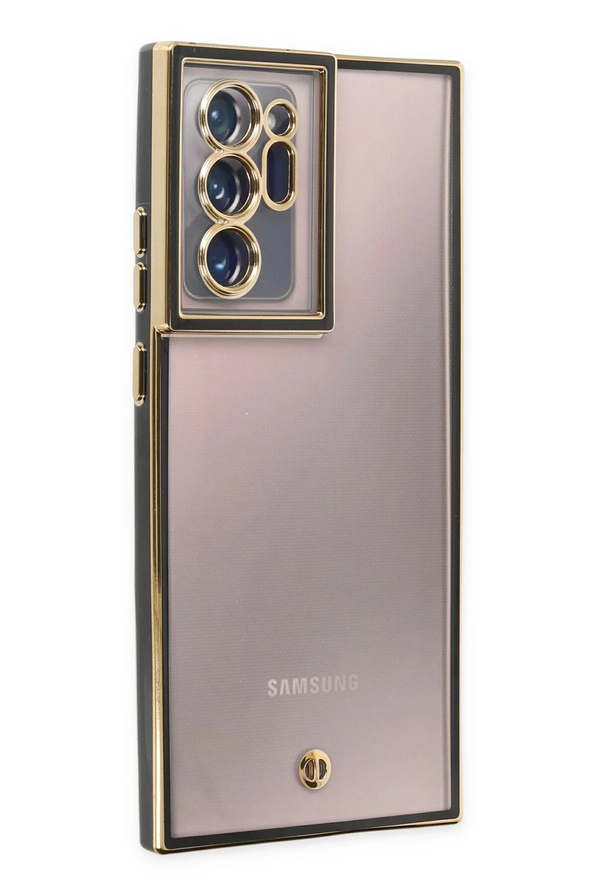 Newface Samsung Galaxy Note 20 Ultra Kılıf Liva Lens Silikon - Siyah