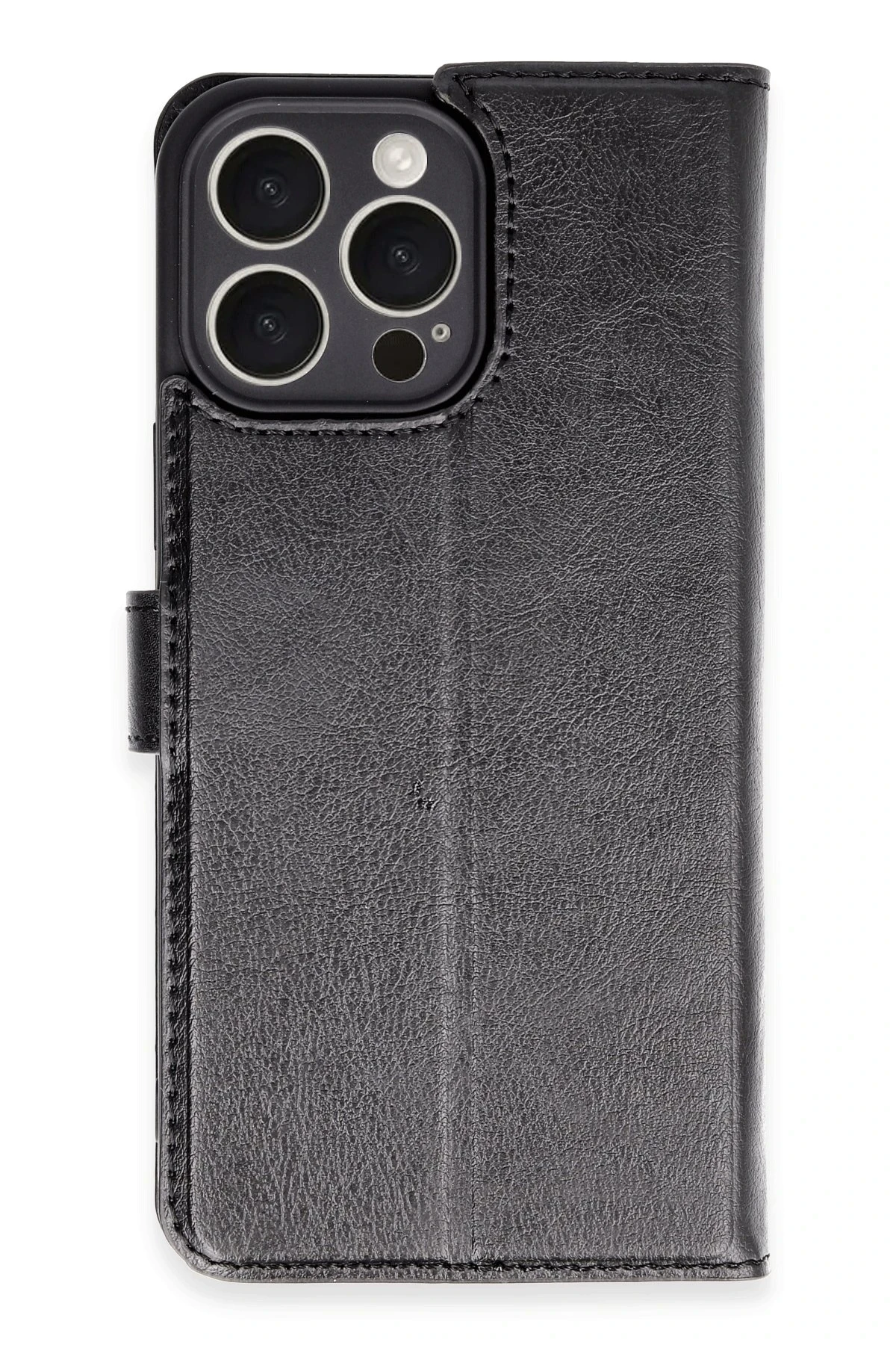 Newface iPhone 16 Pro Max Kılıf Trend S Plus Kapaklı Kılıf - Siyah