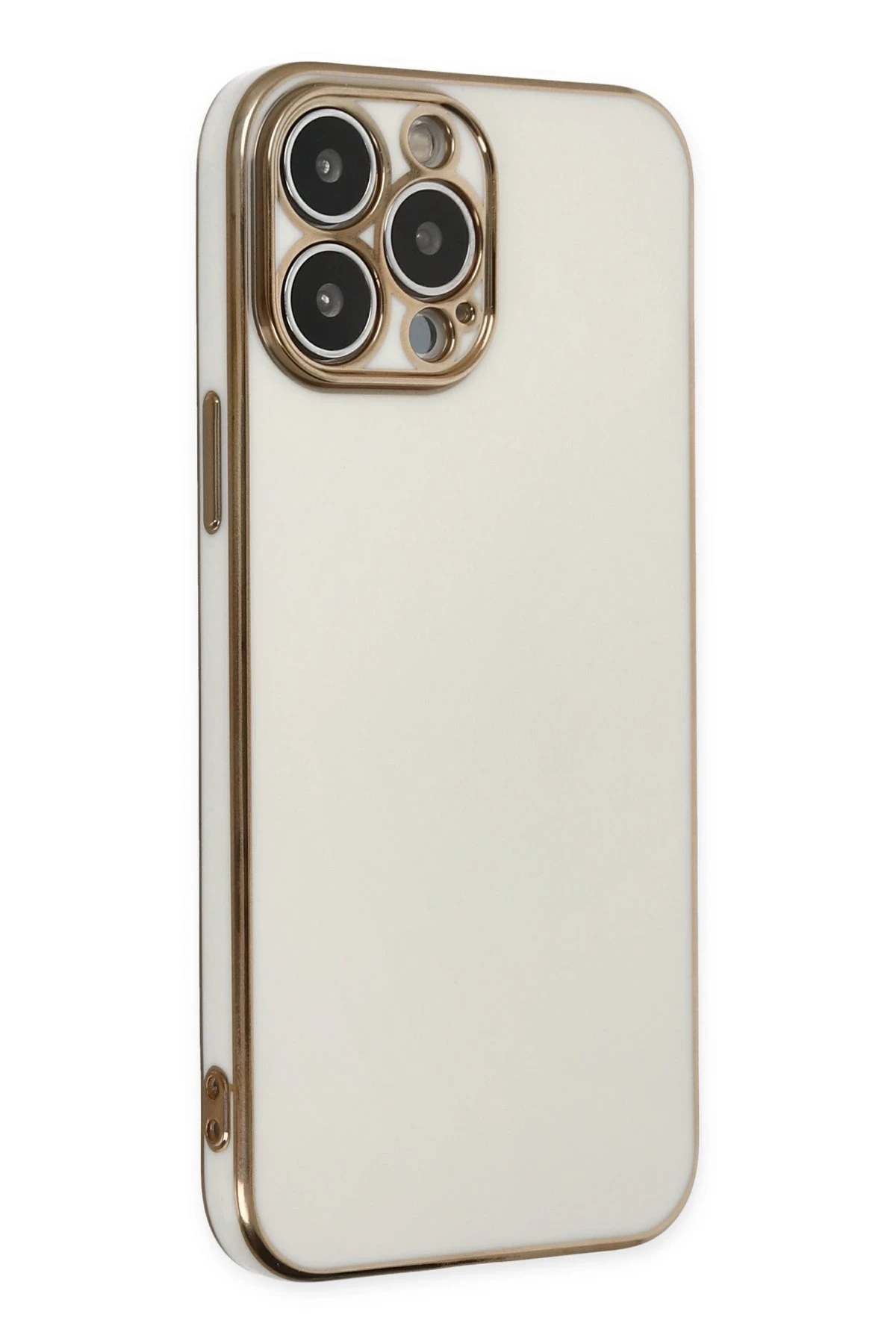 Newface iPhone 14 Pro Kılıf Volet Silikon - Beyaz