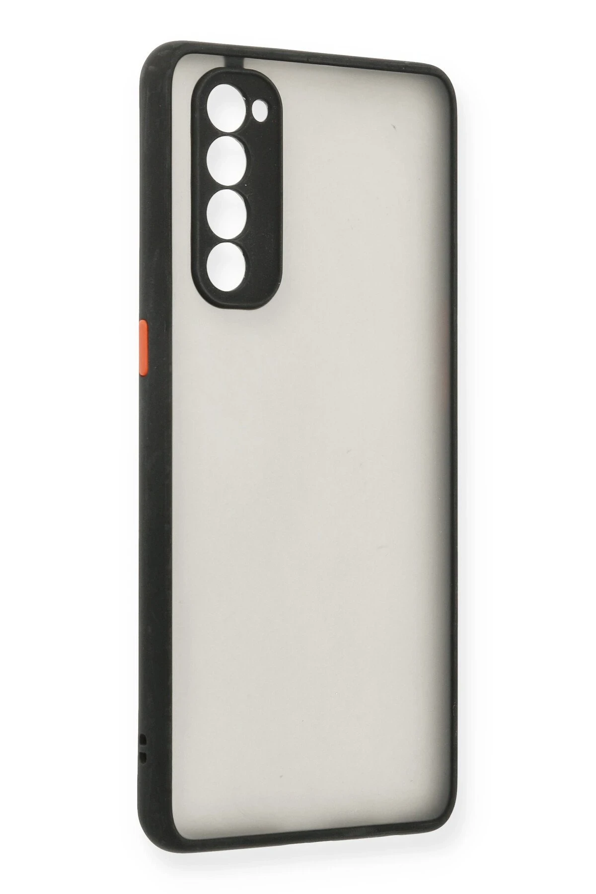 Newface Oppo Reno 4 Pro Kılıf Montreal Silikon Kapak - Siyah