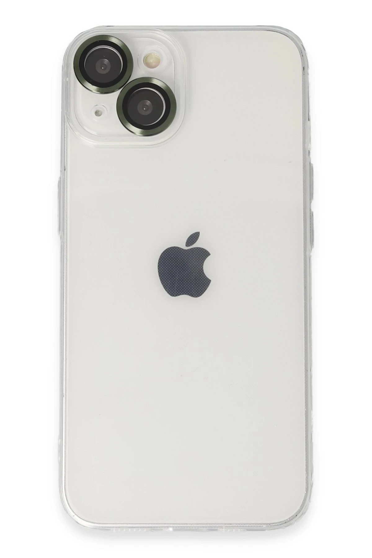 Newface iPhone 14 Kılıf Luko Lens Silikon - Yeşil