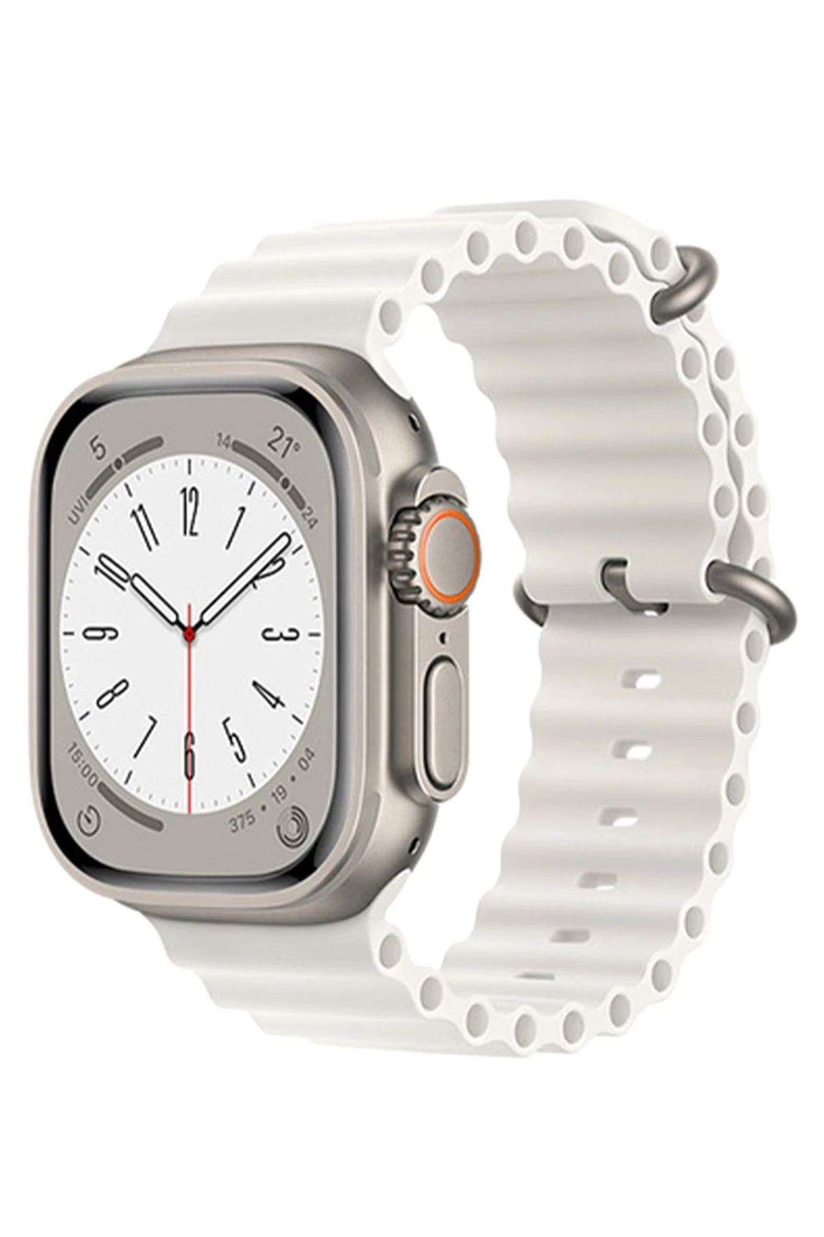 Newface Apple Watch 38mm Ocean Kordon - Beyaz