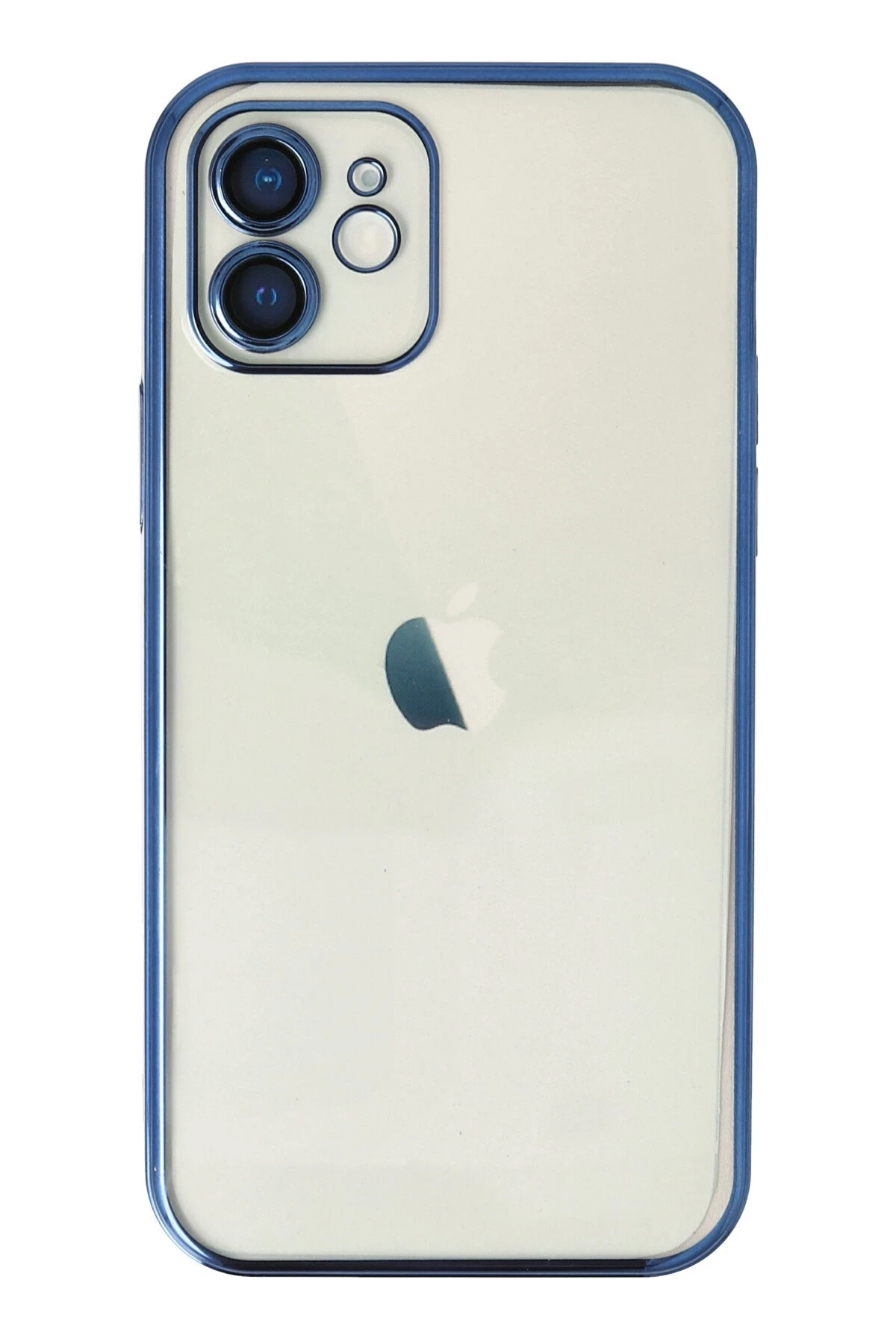 Newface iPhone 11 Kılıf Razer Lensli Silikon - Lacivert