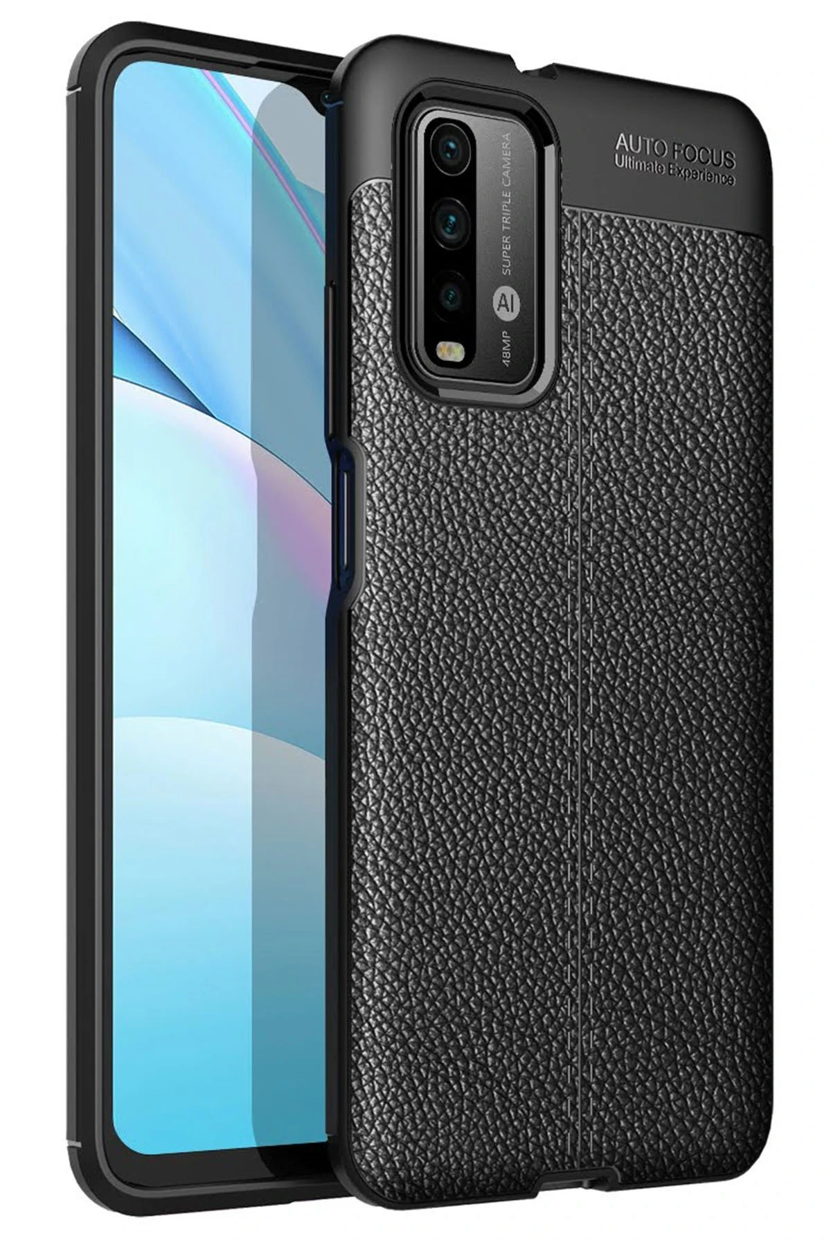 Newface Xiaomi Redmi 9T Kılıf Auto Focus Kapak - Siyah