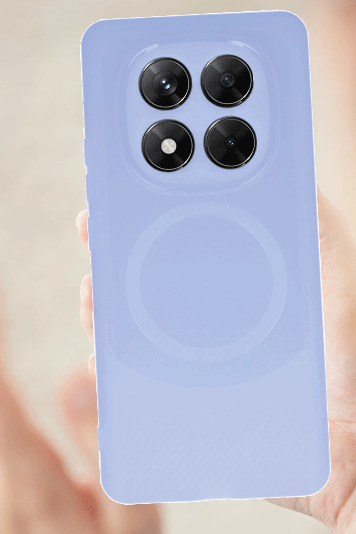 Newface Xiaomi Redmi Note 14 Pro 4G Kılıf Maya Karbon Kapak - Gri