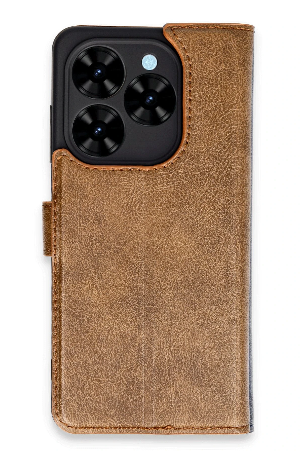 Newface Tecno Spark Go 2024 Kılıf Trend S Plus Kapaklı Kılıf - Taba