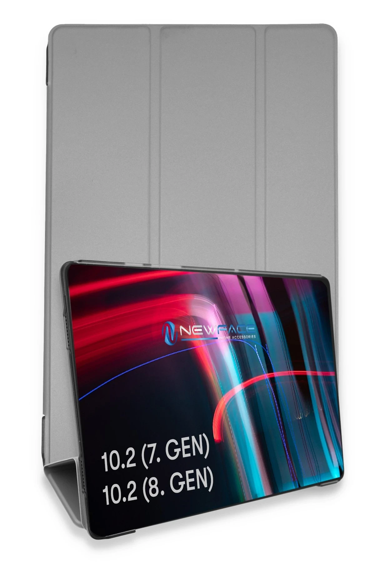Newface iPad 10.2 (7.nesil) Kılıf Tablet Smart Kılıf - Gri