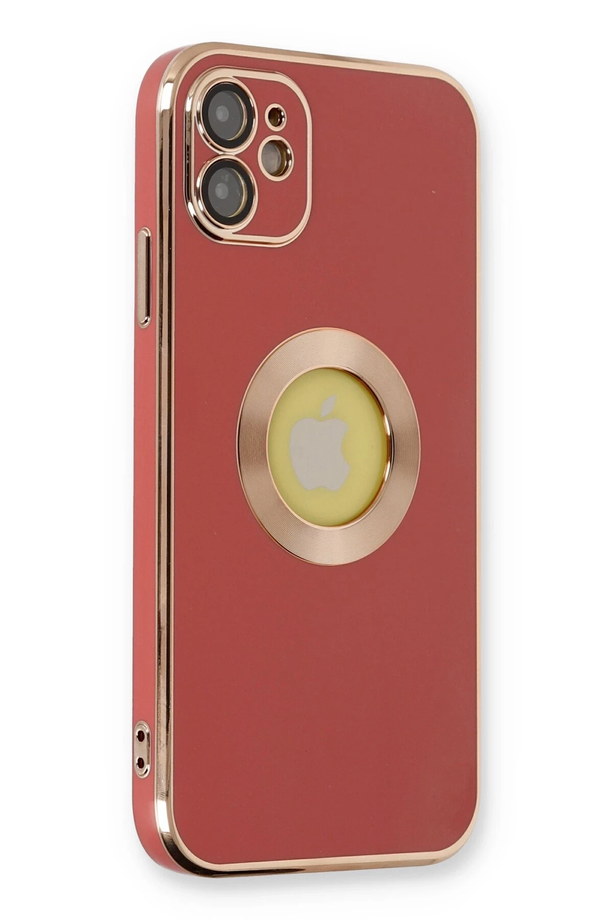 Newface iPhone 12 Kılıf Store Silikon - Kırmızı