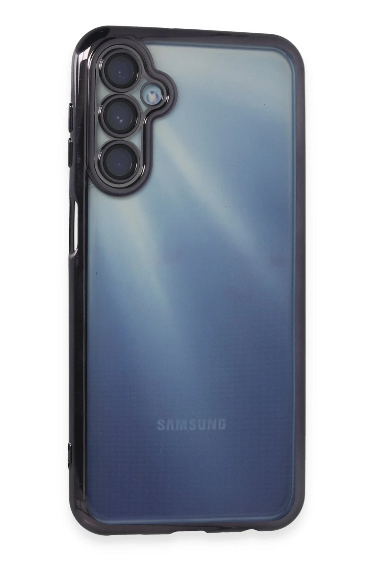 Newface Samsung Galaxy M34 5G Kılıf Razer Lensli Silikon - Mor