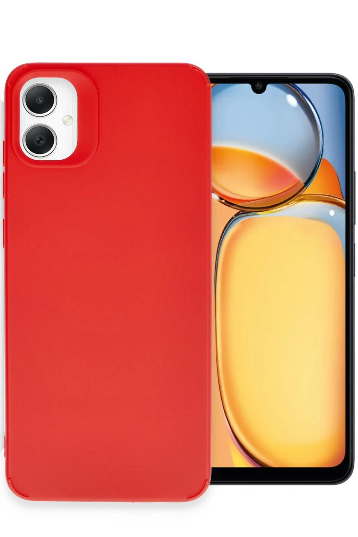 Newface Samsung Galaxy A05 Kılıf Petro Silikon - Kırmızı