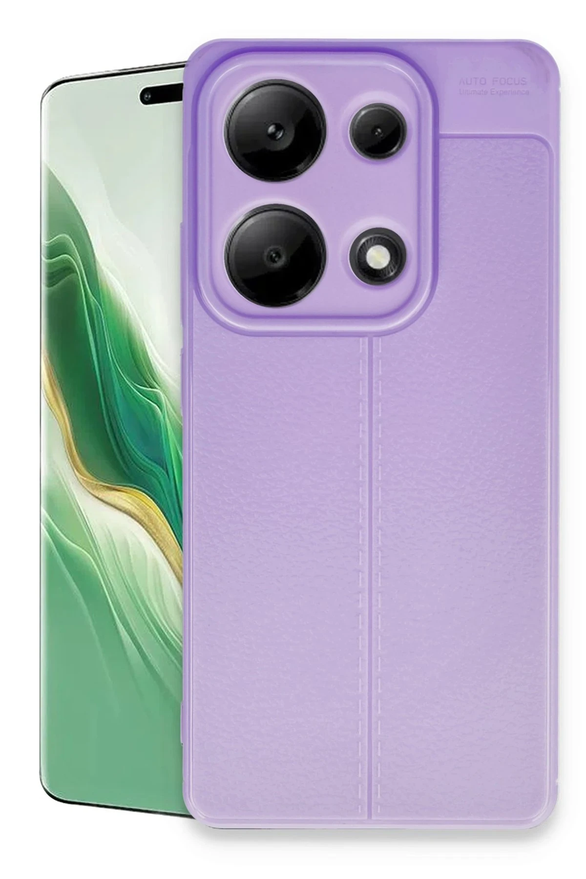 Newface Xiaomi Redmi Note 13 Pro 4G Kılıf Auto Focus Kapak - Lila
