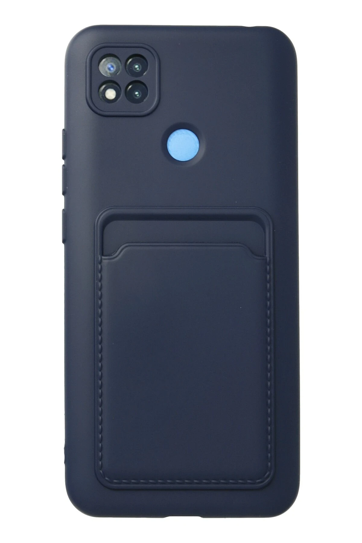 Newface Xiaomi Redmi 9C Kılıf Kelvin Kartvizitli Silikon - Lacivert