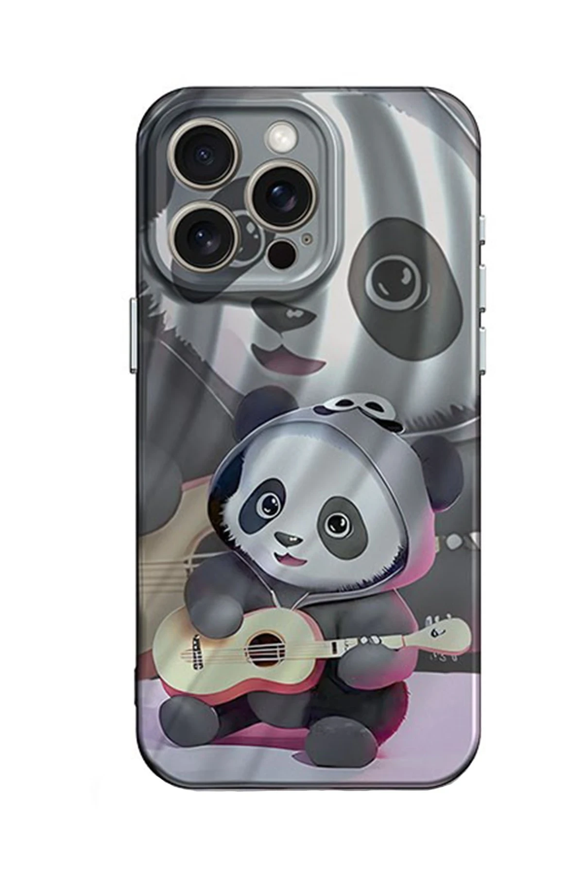 Newface iPhone 13 Pro Kılıf Crew Desenli Kapak - Panda