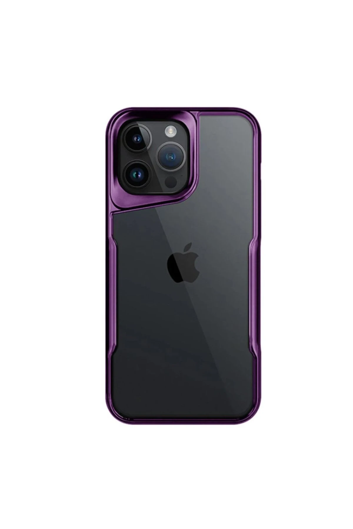 Newface iPhone 16 Pro Max Kılıf Boyi Silikon Kapak - Derin Mor