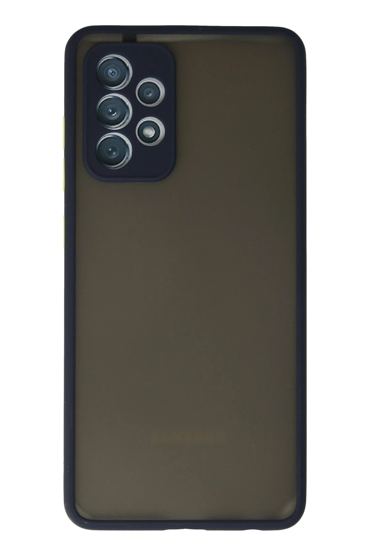 Newface Samsung Galaxy A72 Kılıf Montreal Silikon Kapak - Lacivert