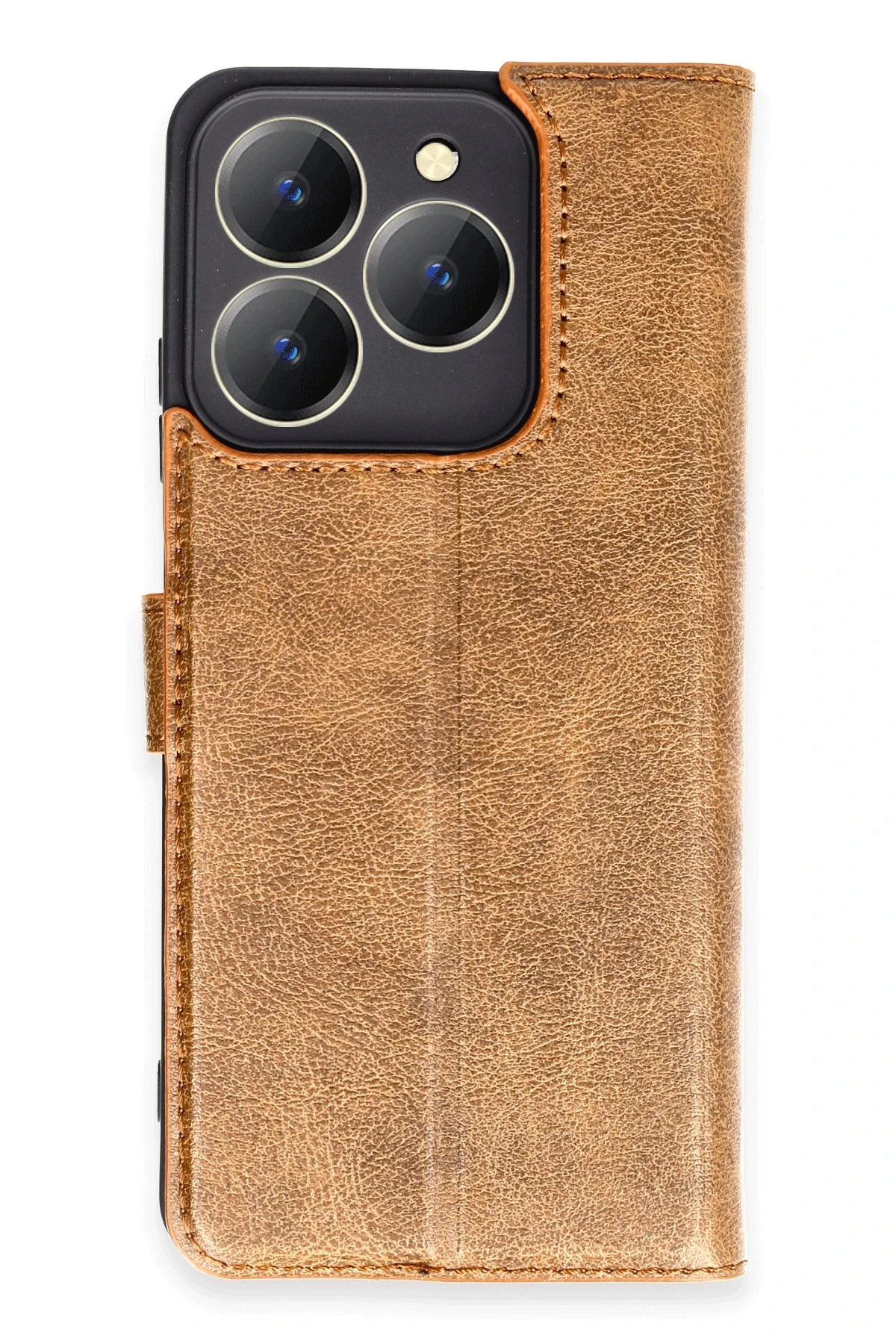Newface Realme C63 Kılıf Trend S Plus Kapaklı Kılıf - Taba