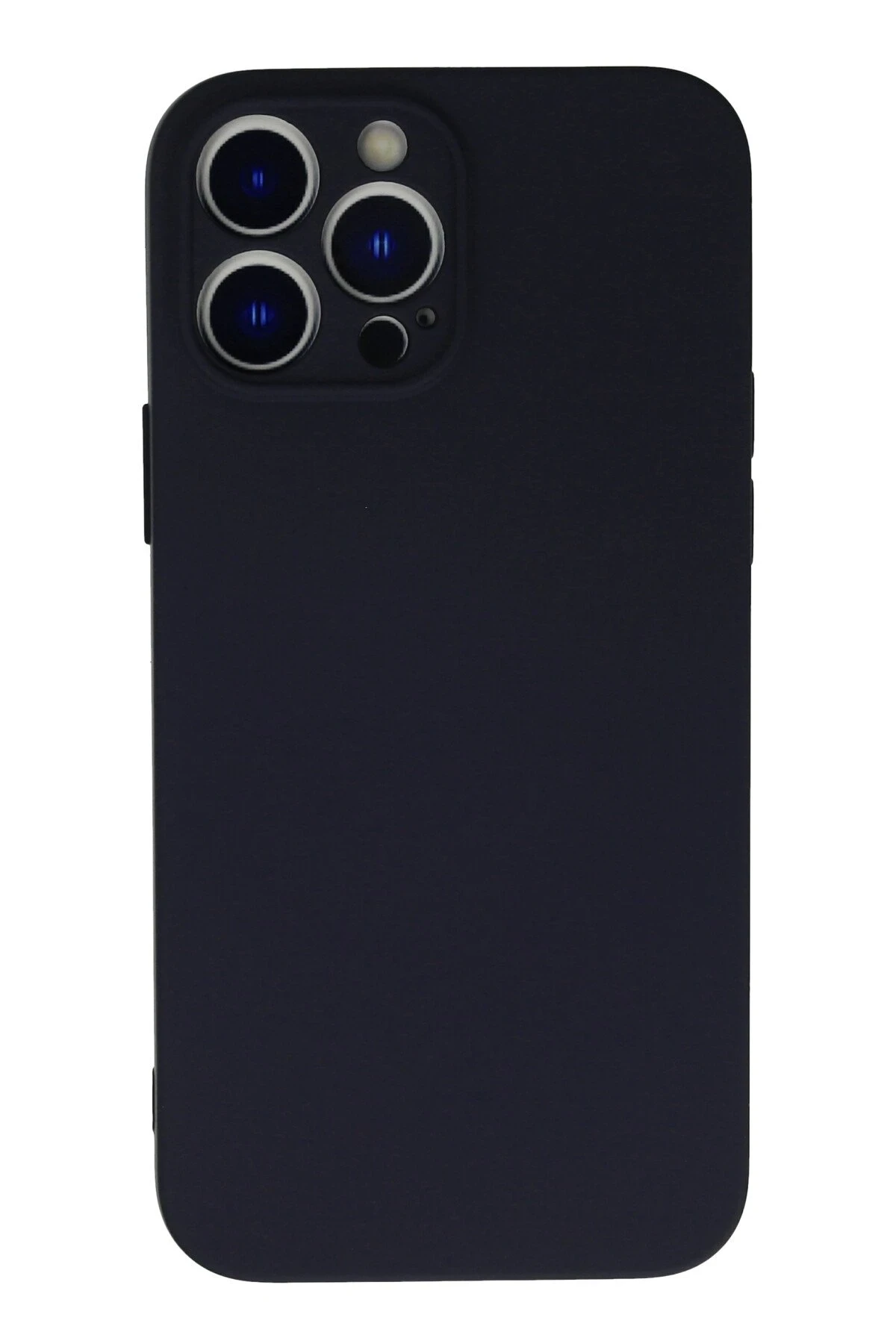 Newface iPhone 13 Pro Kılıf Nano içi Kadife Silikon - Koyu Gri