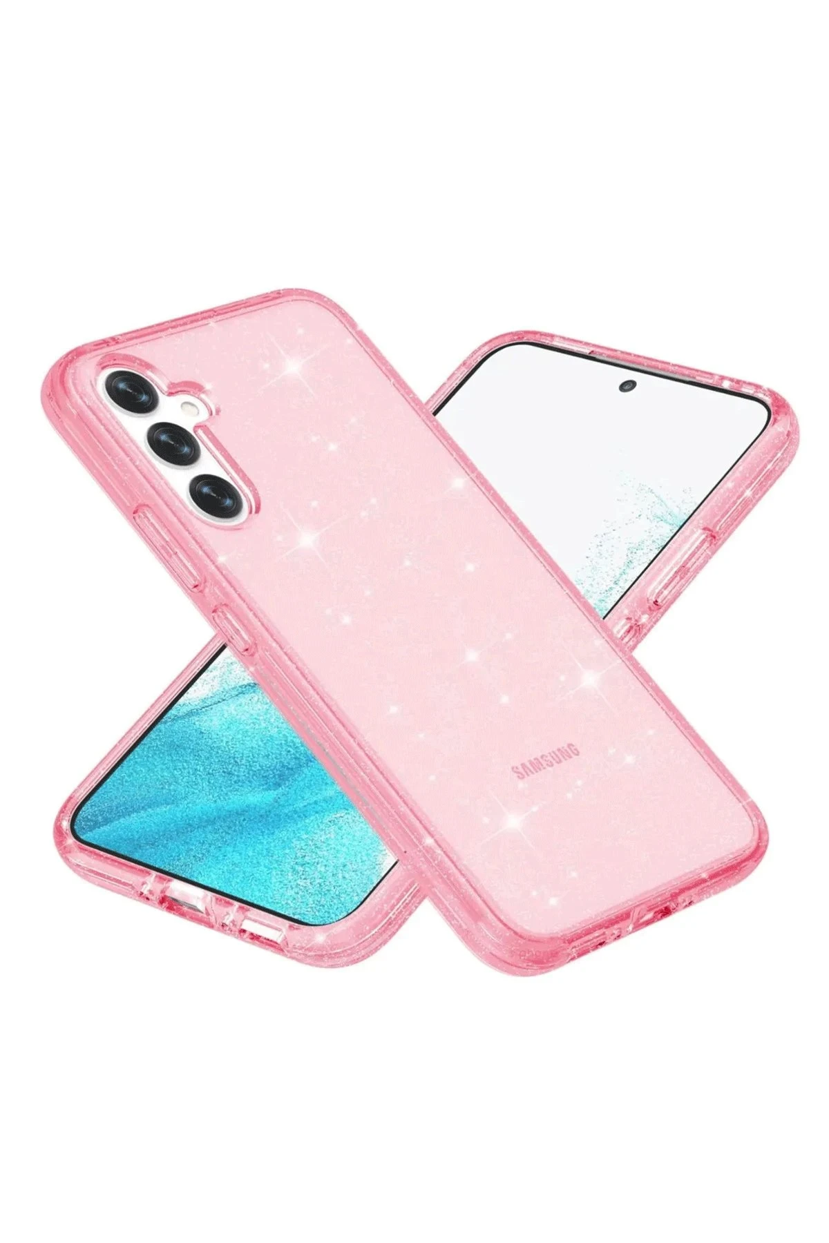 Newface Samsung Galaxy S23 FE Kılıf Glow Magsafe Kapak - Pembe