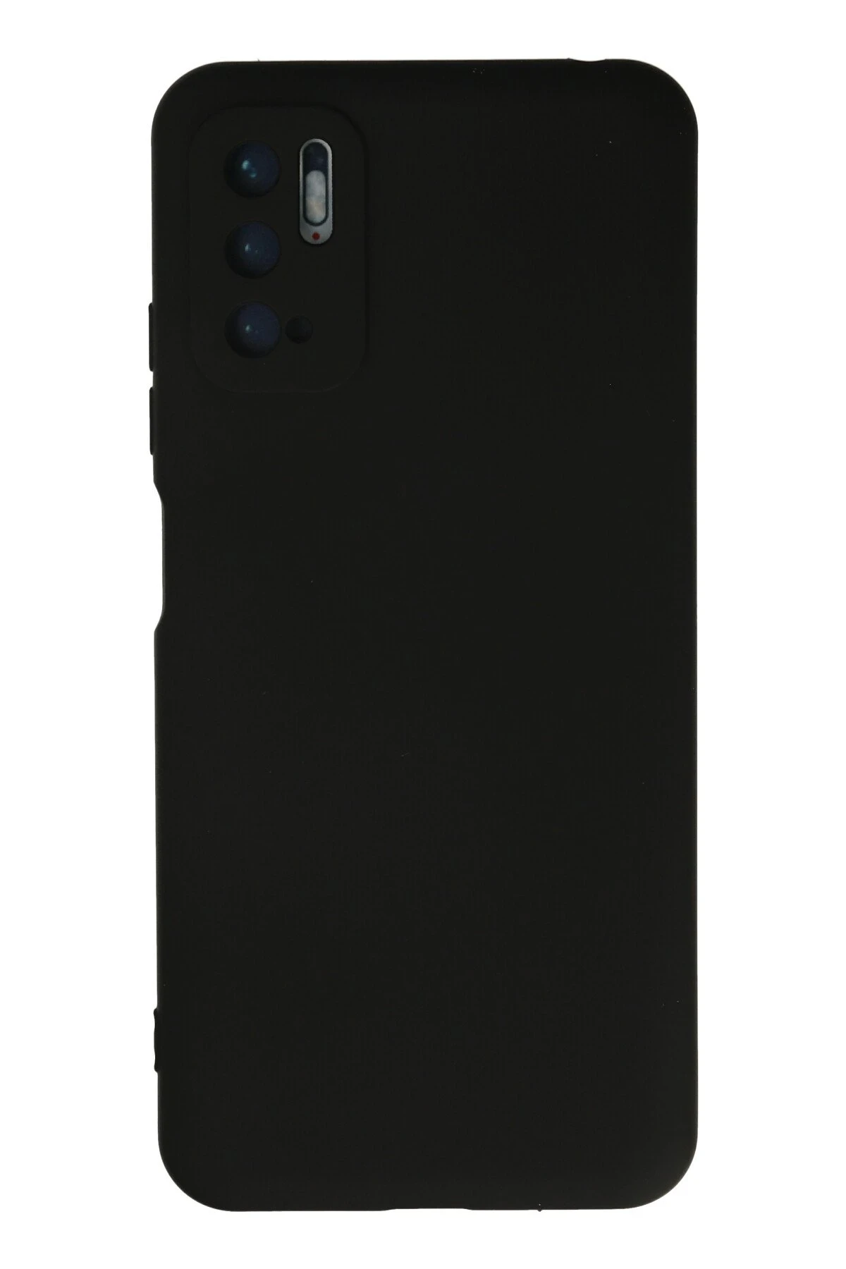 Newface Xiaomi Redmi Note 10 5G Kılıf Nano içi Kadife Silikon - Siyah