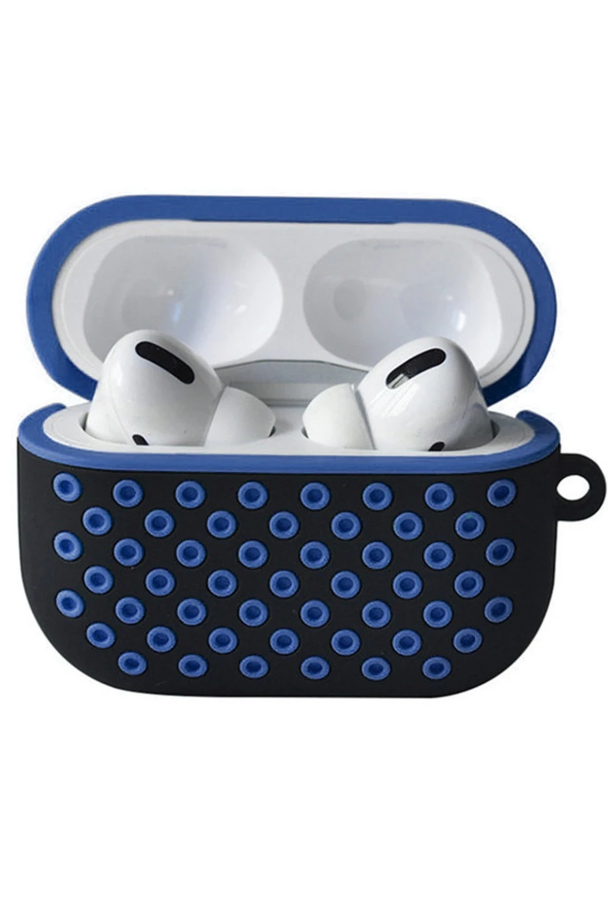 Newface Airpods Pro 2 (2.nesil) Spor Delikli Kılıf - Siyah-Mavi