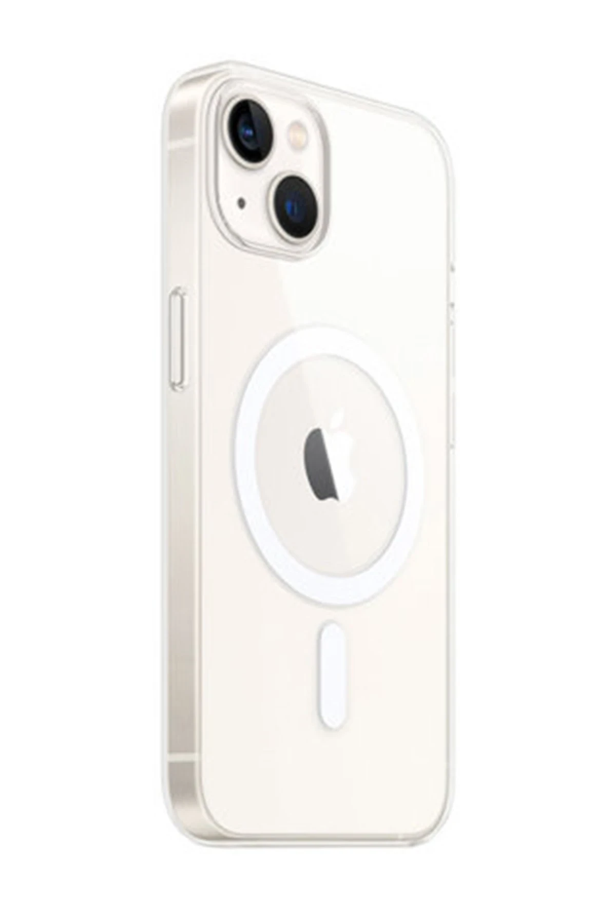 Newface iPhone 14 Plus Kılıf Magneticsafe Şeffaf Silikon - Şeffaf