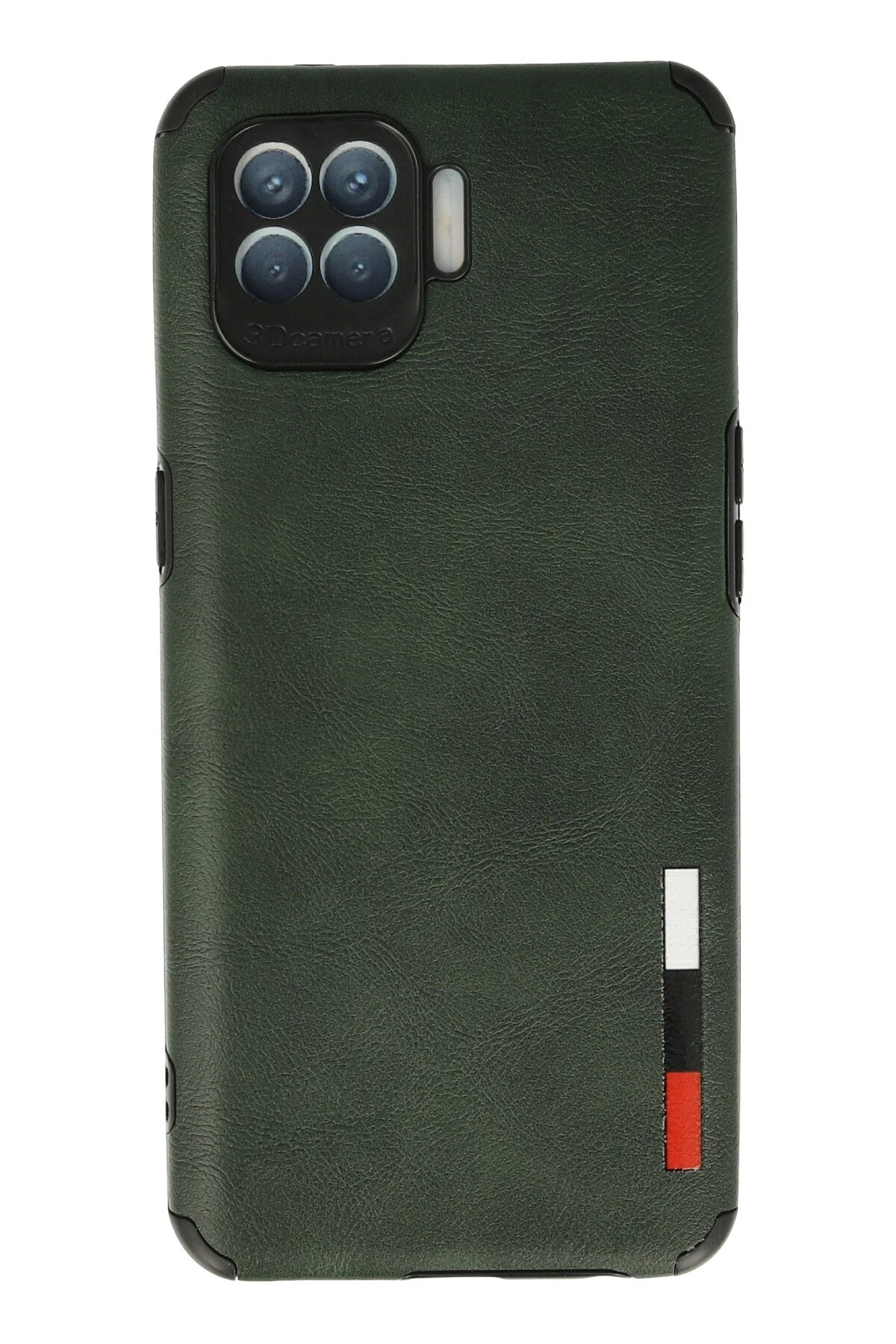 Newface Oppo Reno 4 Lite Kılıf Loop Deri Silikon - Yeşil