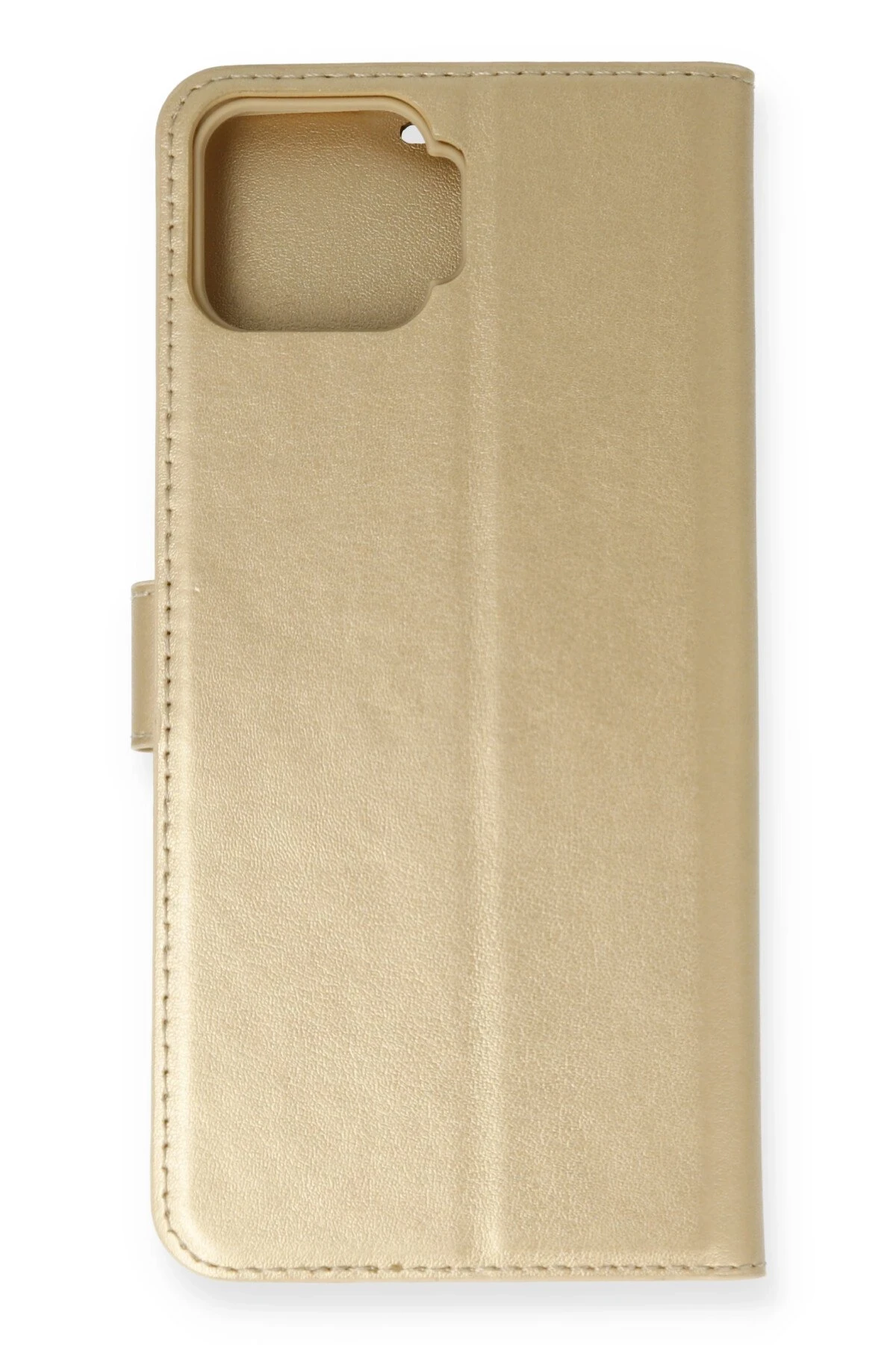 Newface Oppo A73 Kılıf Trend S Plus Kapaklı Kılıf - Gold