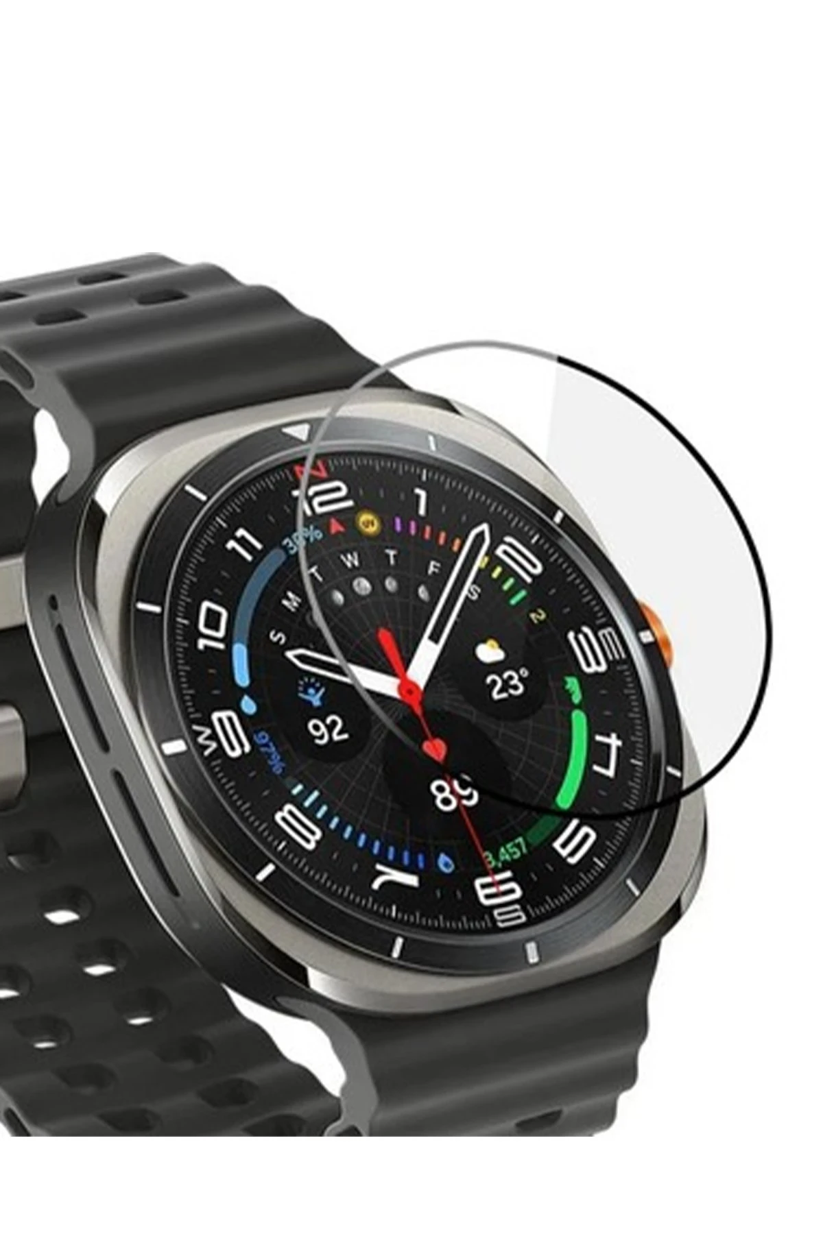 Newface Samsung Galaxy Watch Ultra 47mm Polymer Nano Ekran Koruyucu - Şeffaf