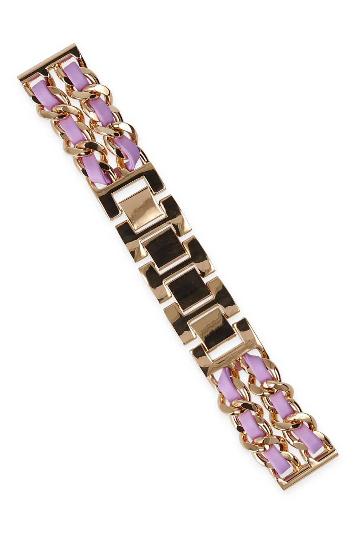 Newface Watch 20mm KR406 Metal Bakla Kordon - Lila
