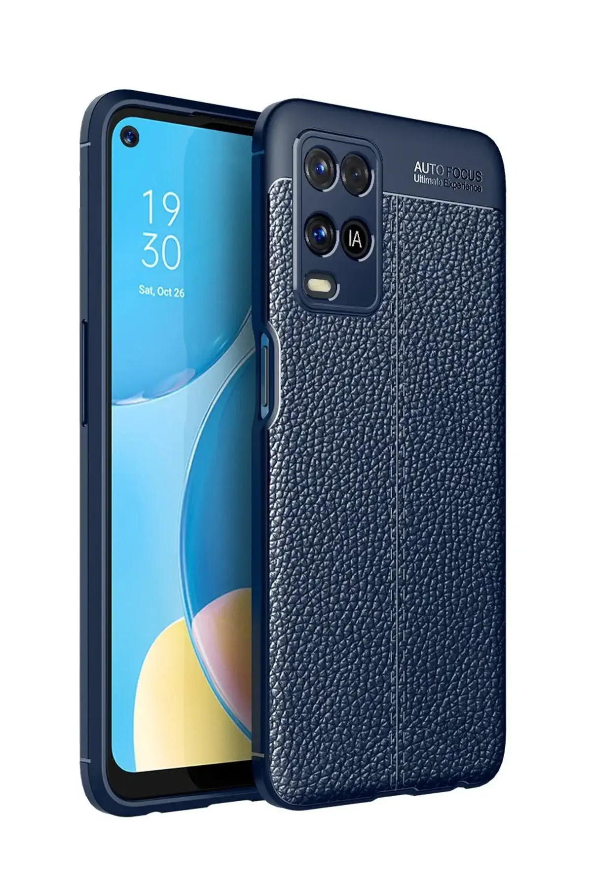 Newface Oppo A54 4G Kılıf Auto Focus Kapak - Lacivert