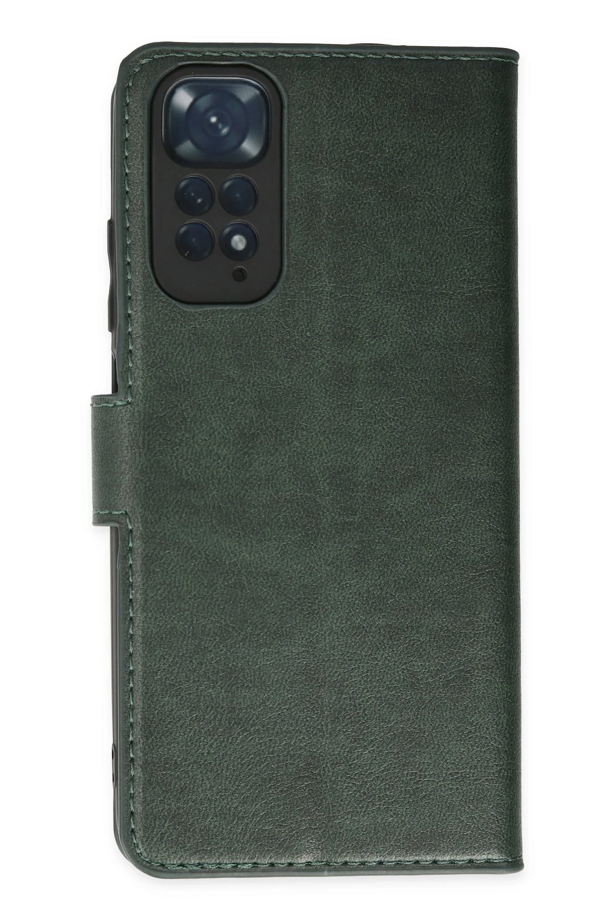 Newface Xiaomi Redmi Note 11S Kılıf Trend S Plus Kapaklı Kılıf - Yeşil