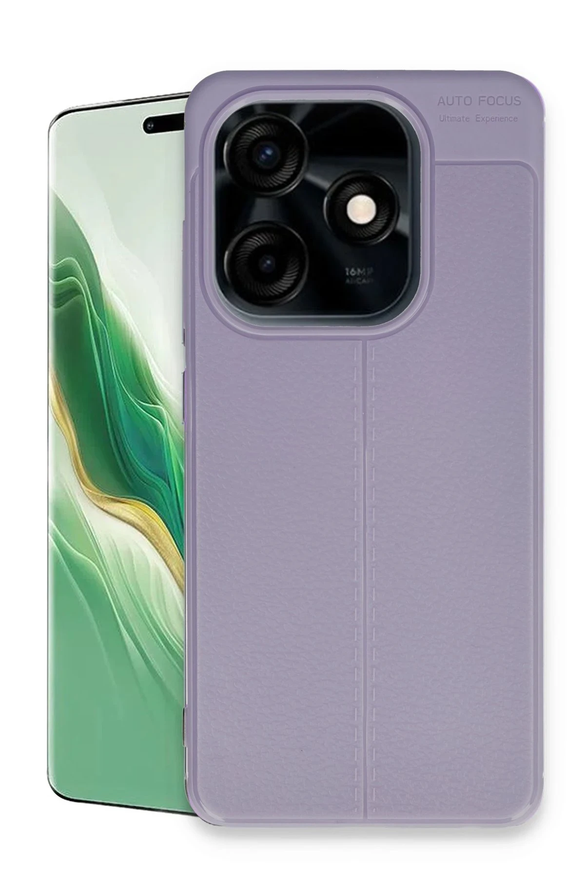 Newface Tecno Spark Go 2024 Kılıf Auto Focus Kapak - Lila
